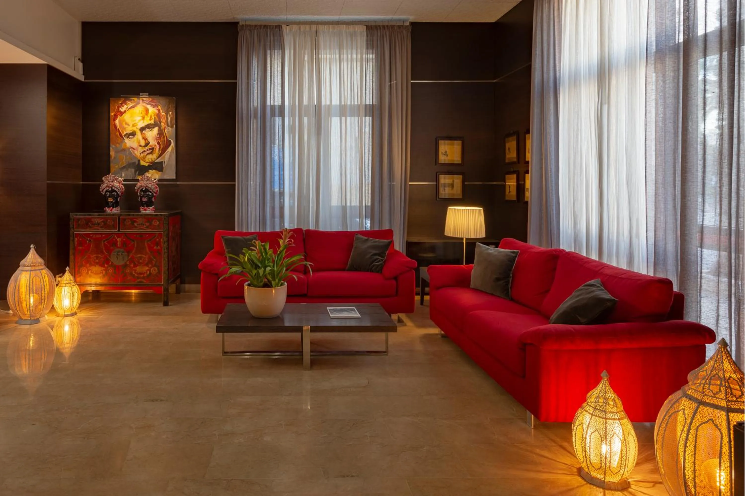 Lobby or reception in Hotel Vittoria