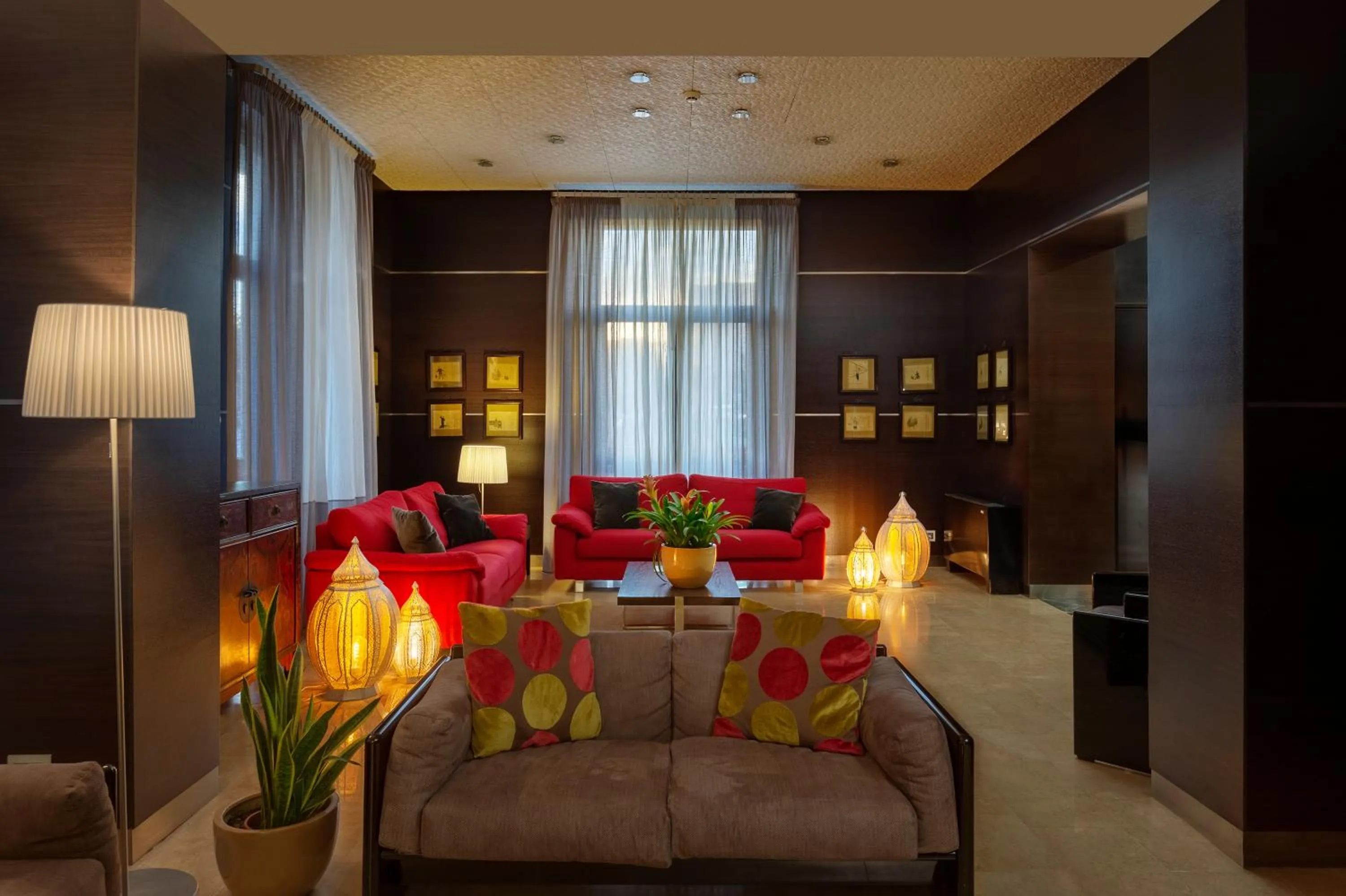 Lobby or reception in Hotel Vittoria