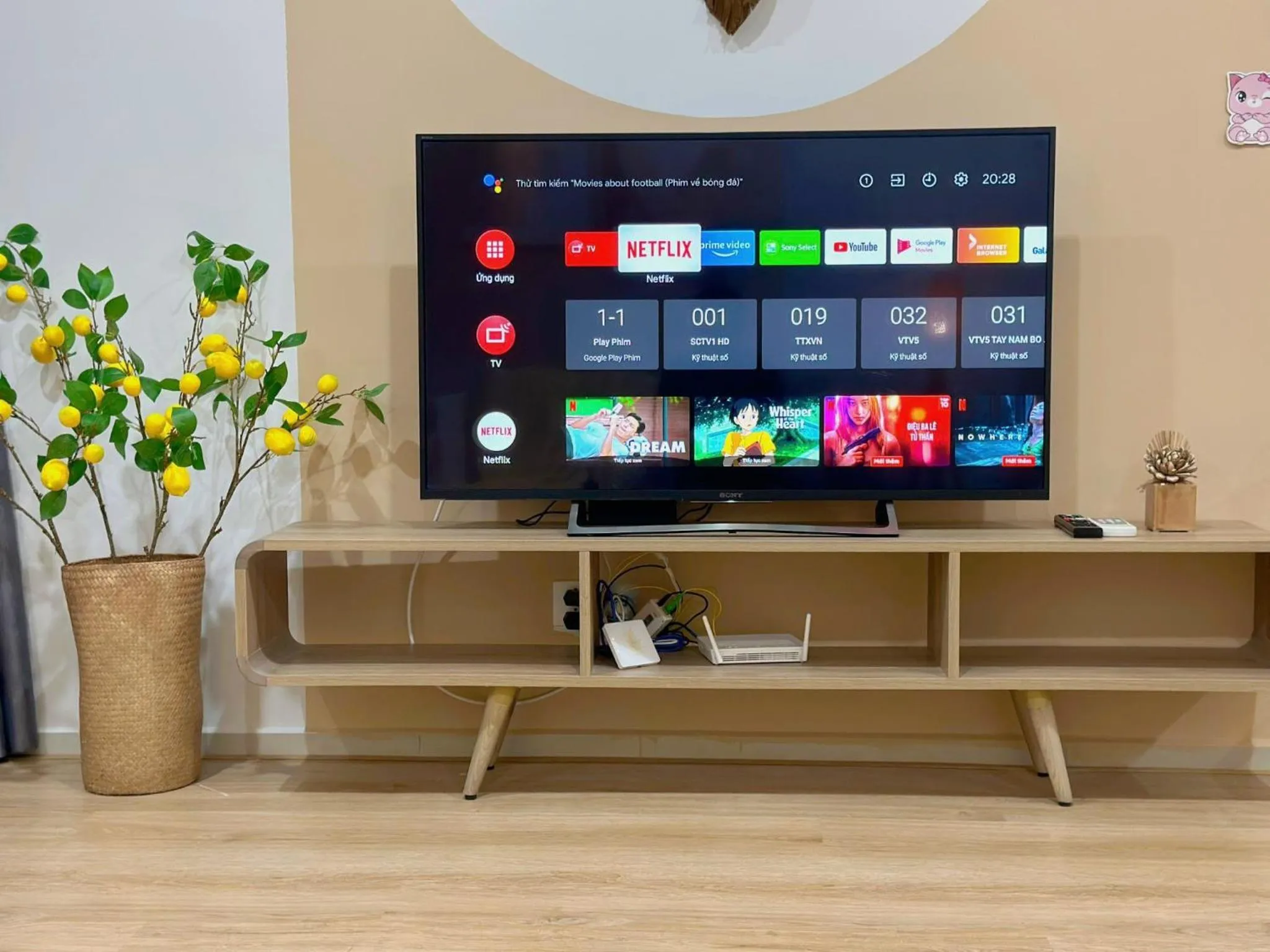 TV and multimedia in Ken's House -The Sóng Condotel Vũng Tàu