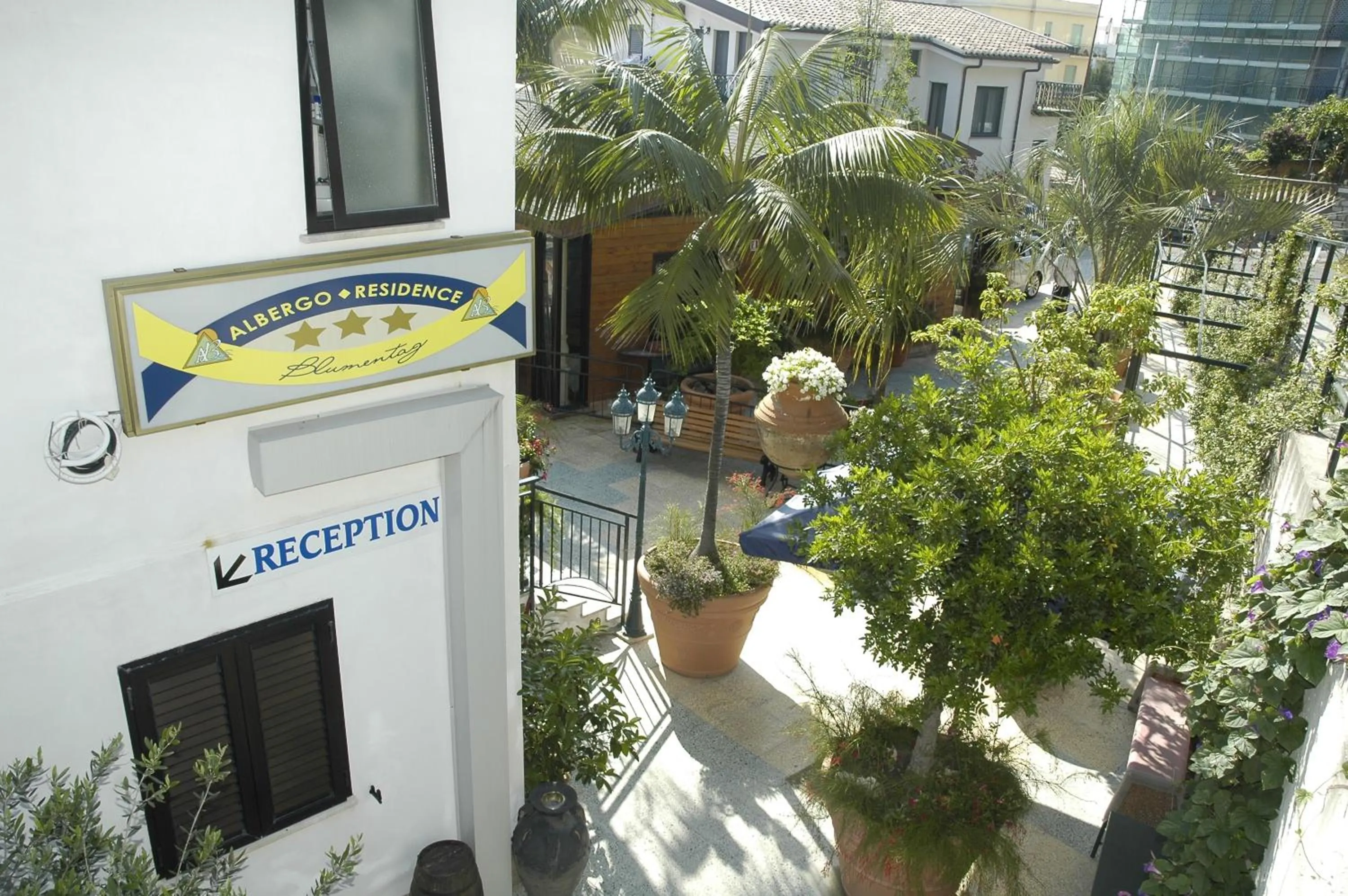 Facade/entrance in Hotel Blumentag