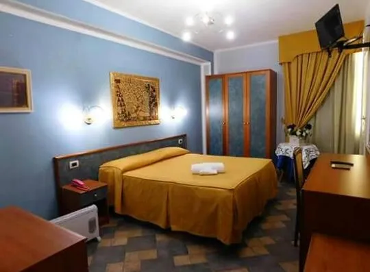 Bed in Hotel Blumentag