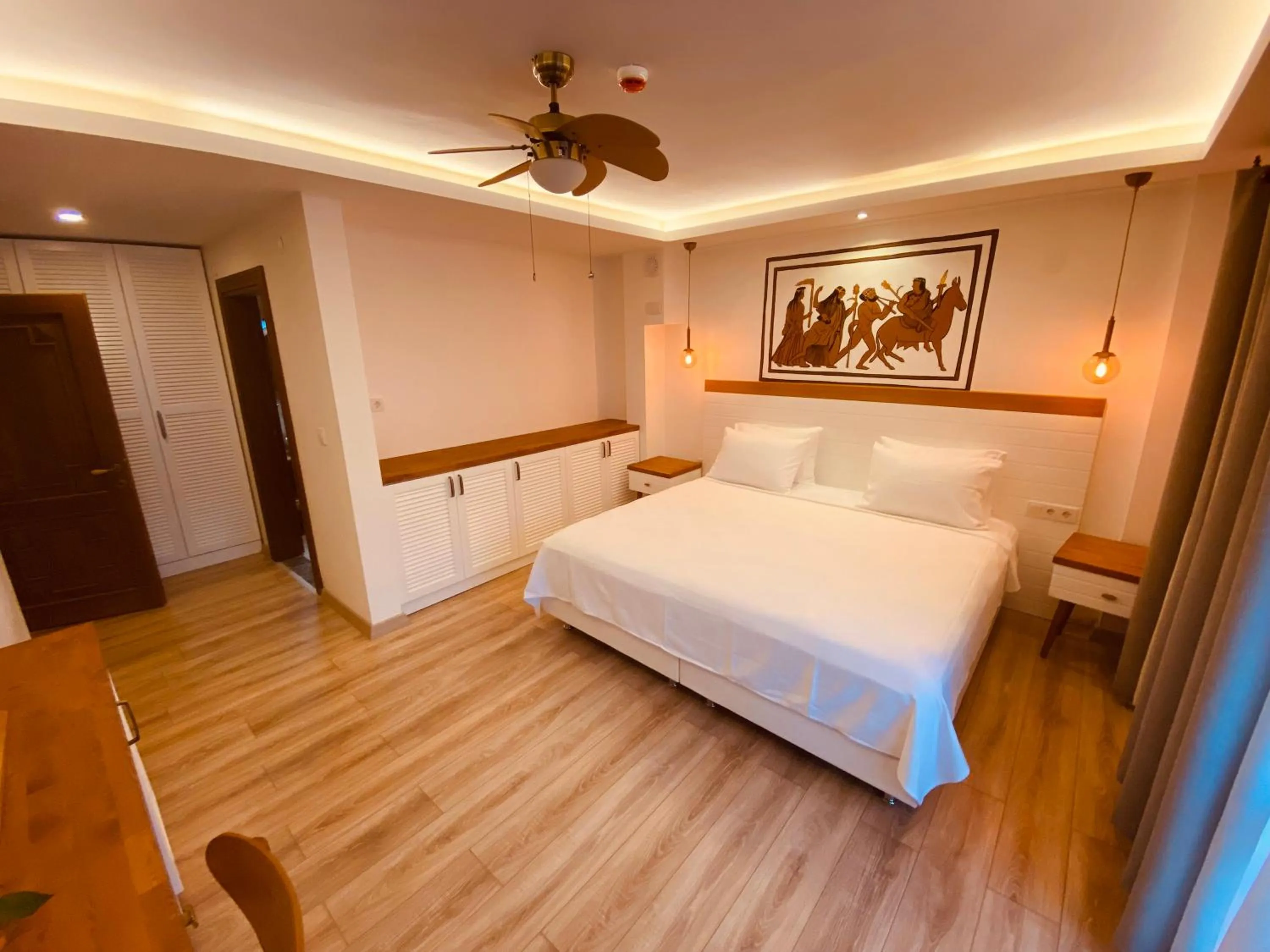 Photo of the whole room, Bed in in Ephesus Hotel and Art Galery
