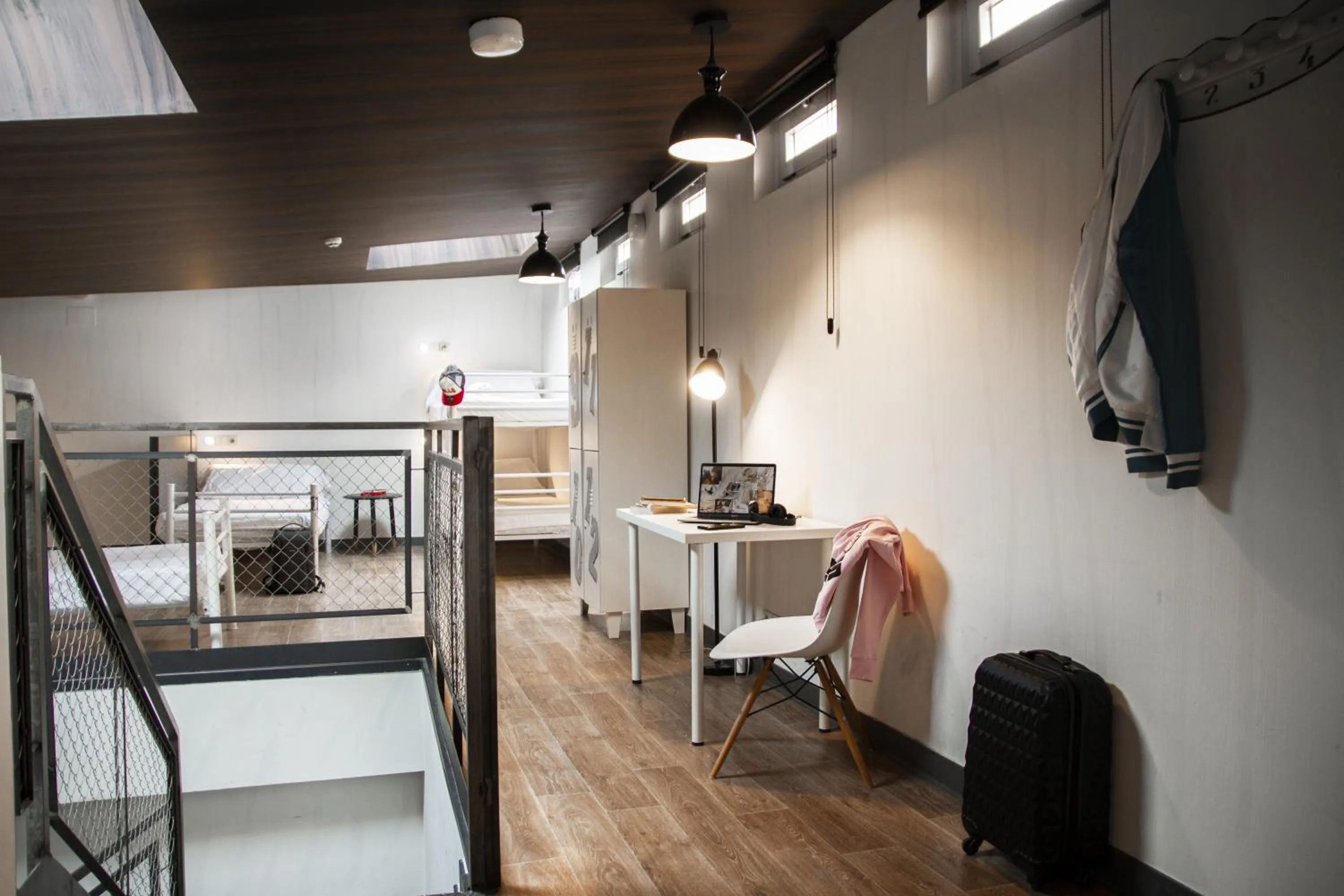 Bedroom, Bed in room00 Chueca Hostel