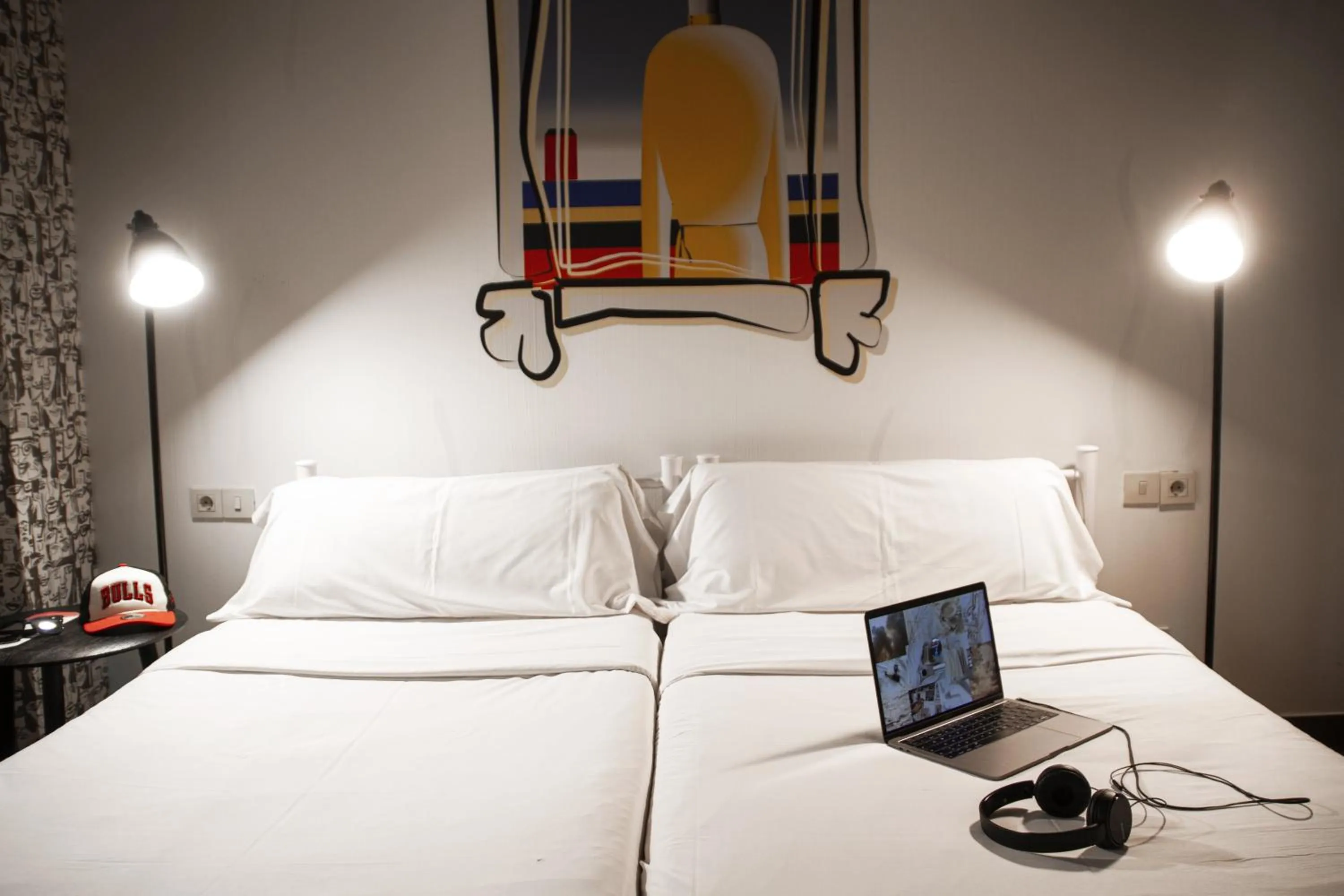 Bed in room00 Chueca Hostel