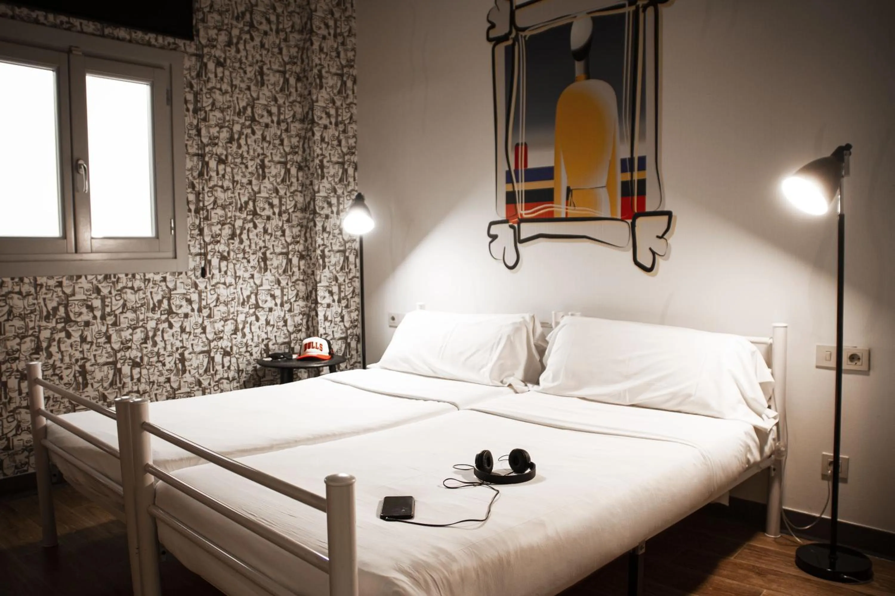 Bed in room00 Chueca Hostel