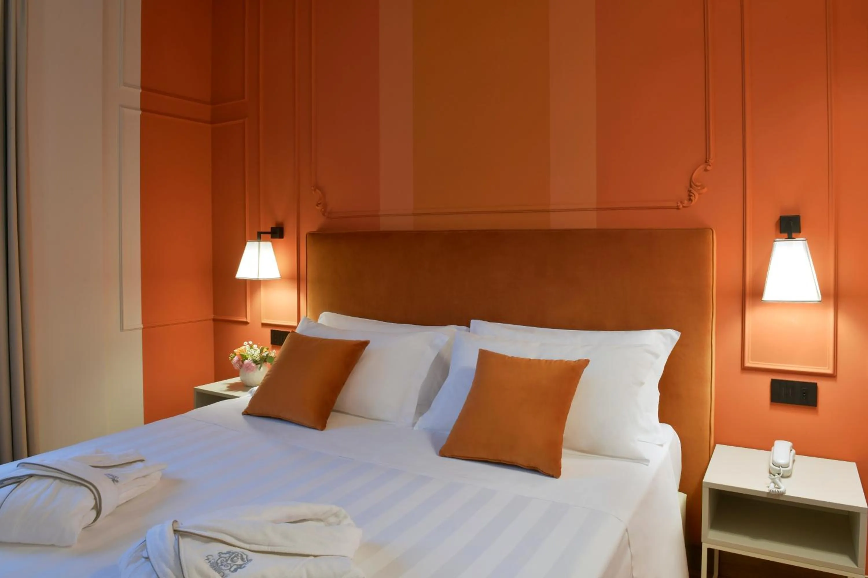 Bed in Hotel Torresi