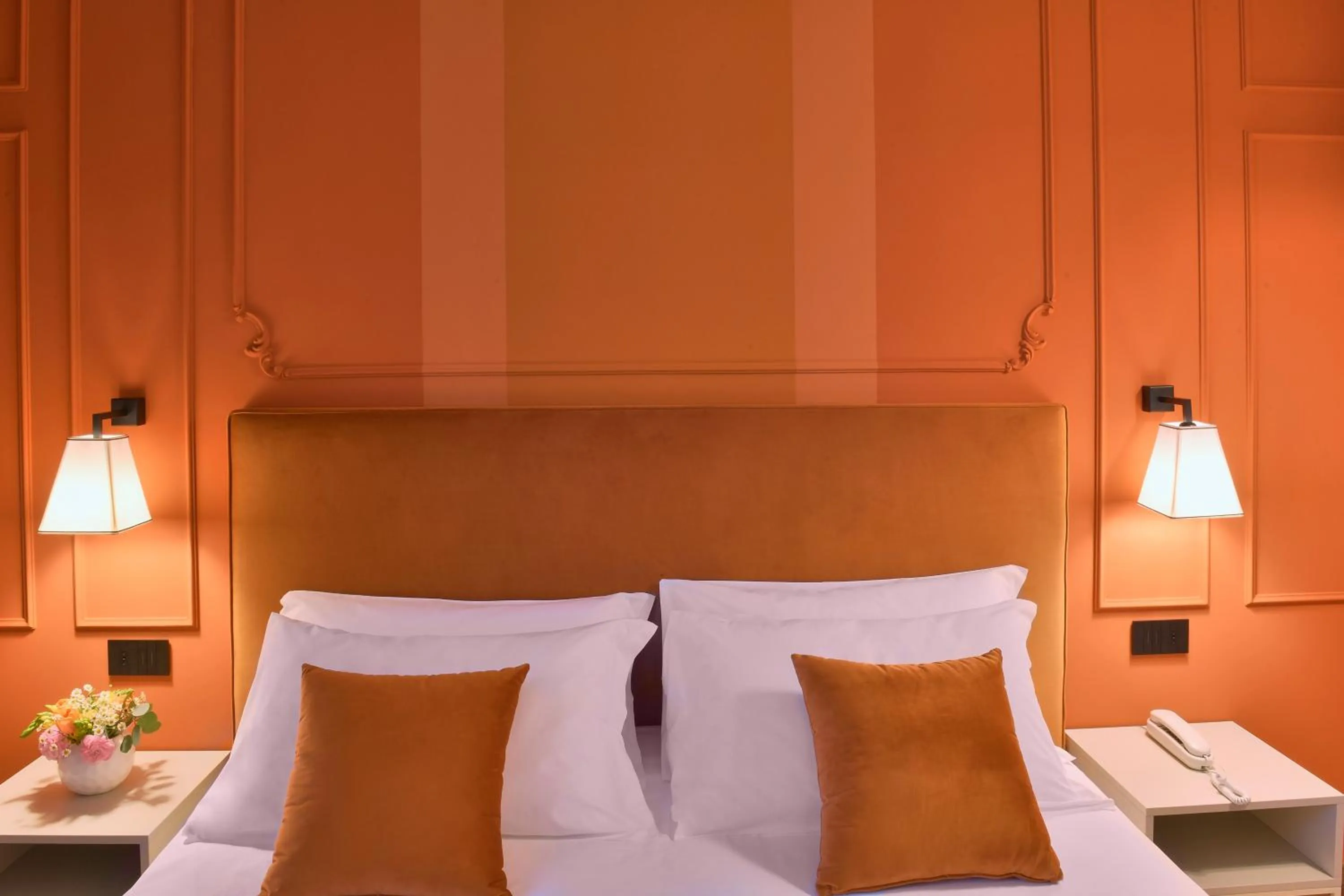 Bed in Hotel Torresi