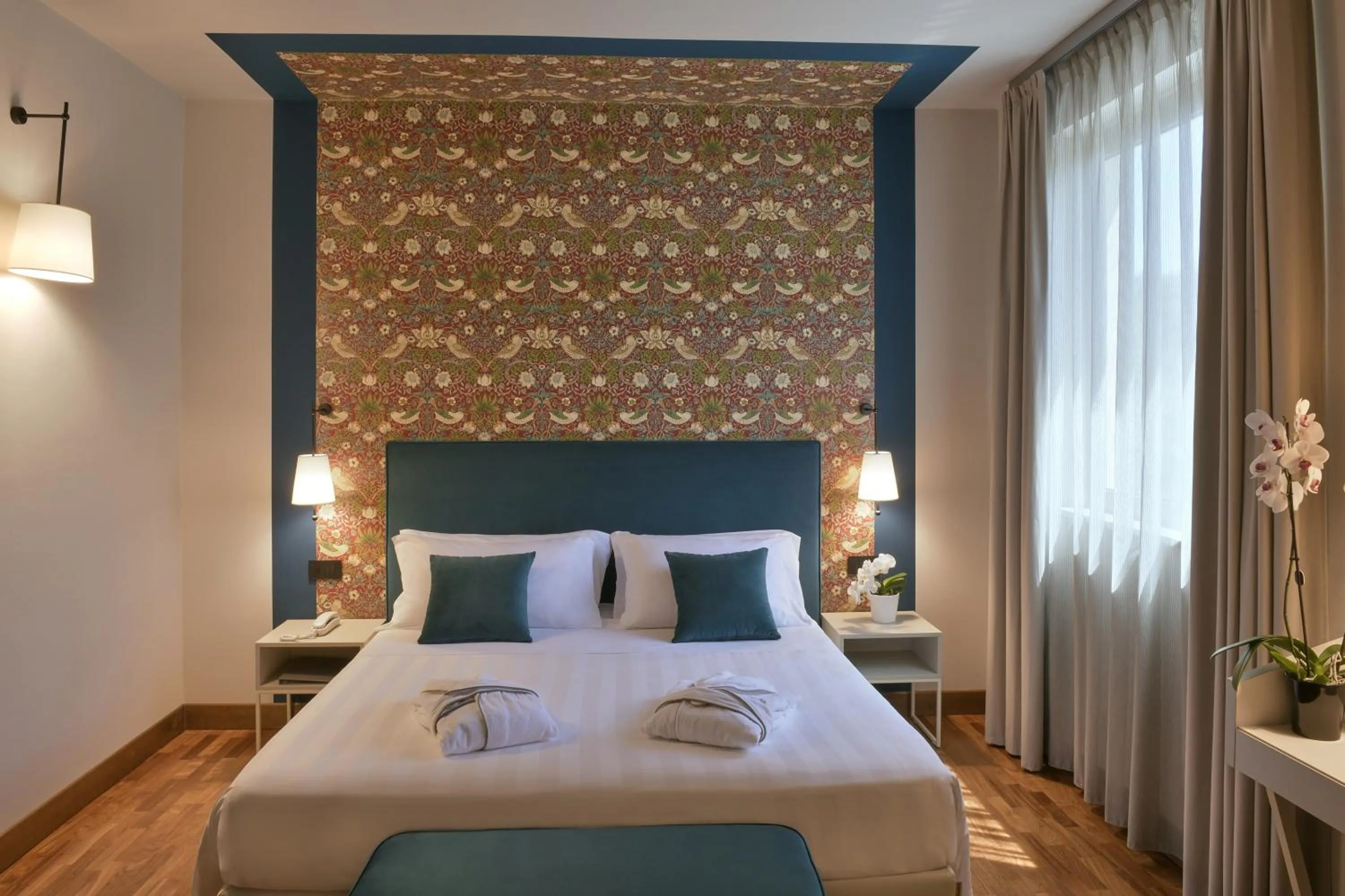 Bed in Hotel Torresi