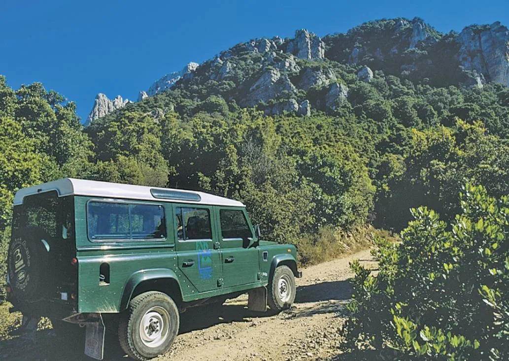 Natural landscape in S'Enis Monte Maccione
