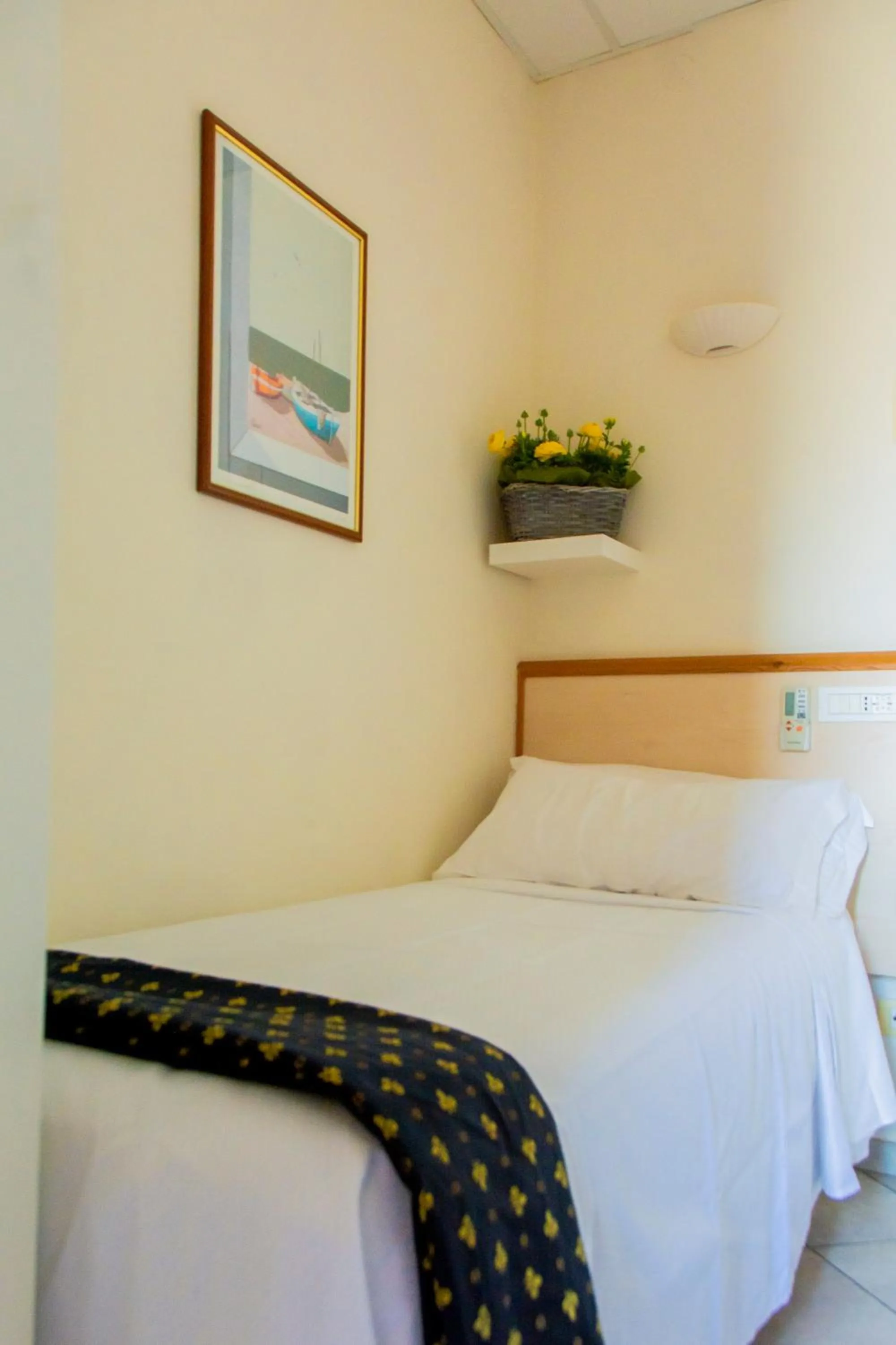 Bed in Hotel Delle Mimose