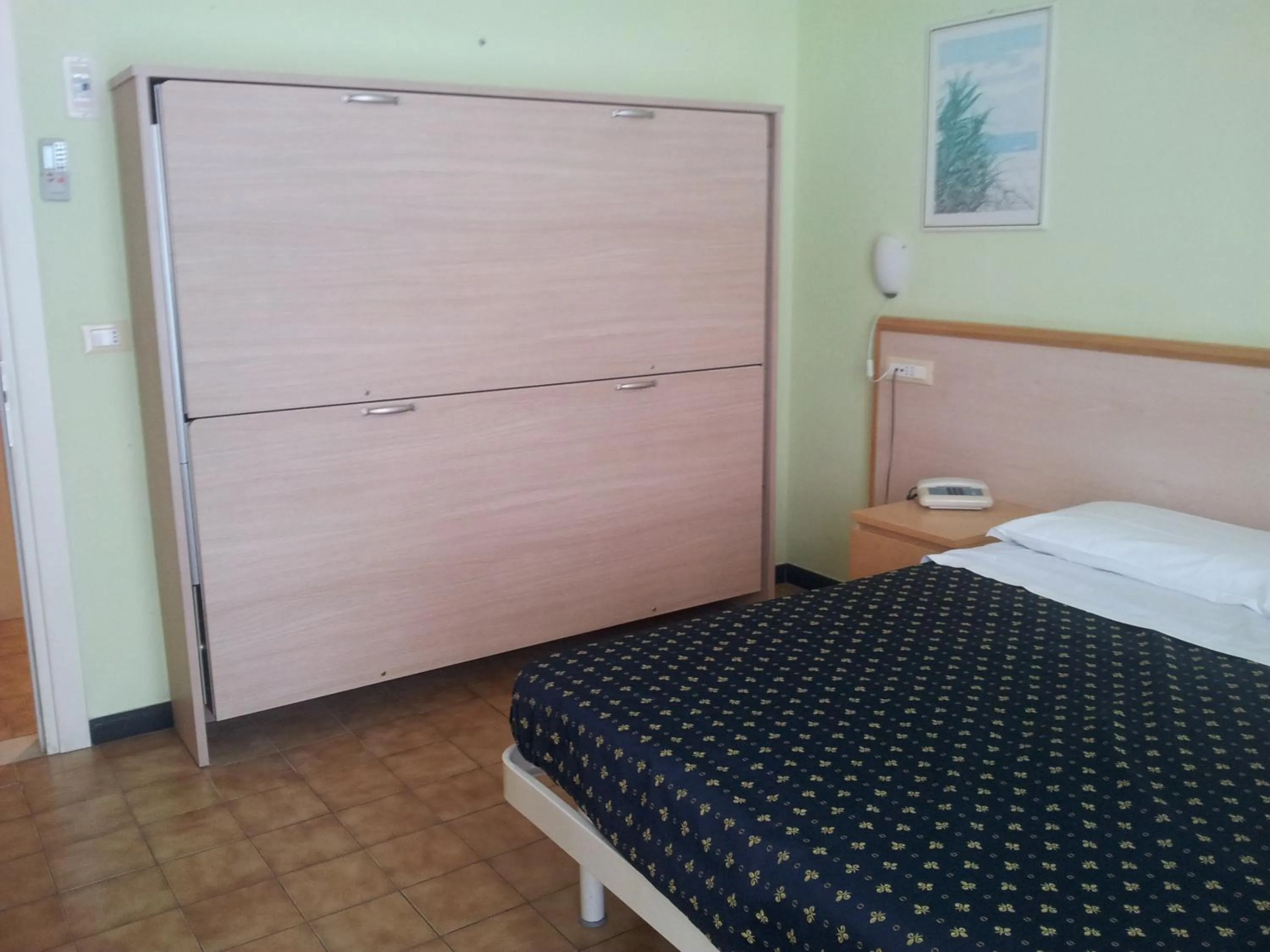 Bed in Hotel Delle Mimose