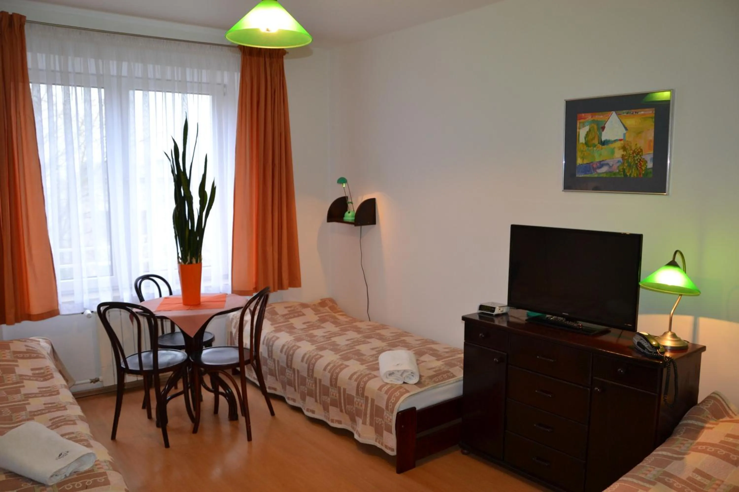 Bed in Hotel Monttis