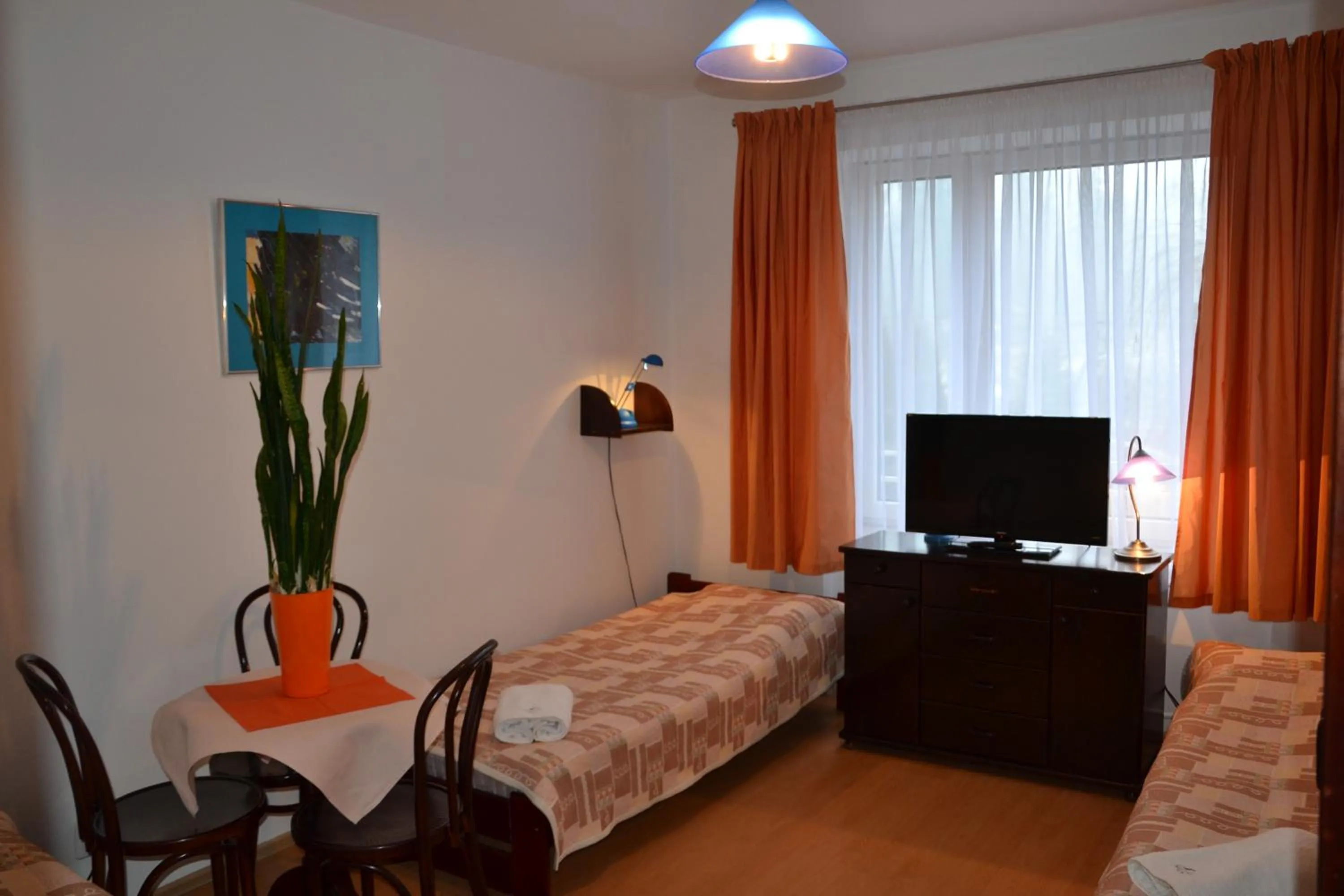 Bed in Hotel Monttis