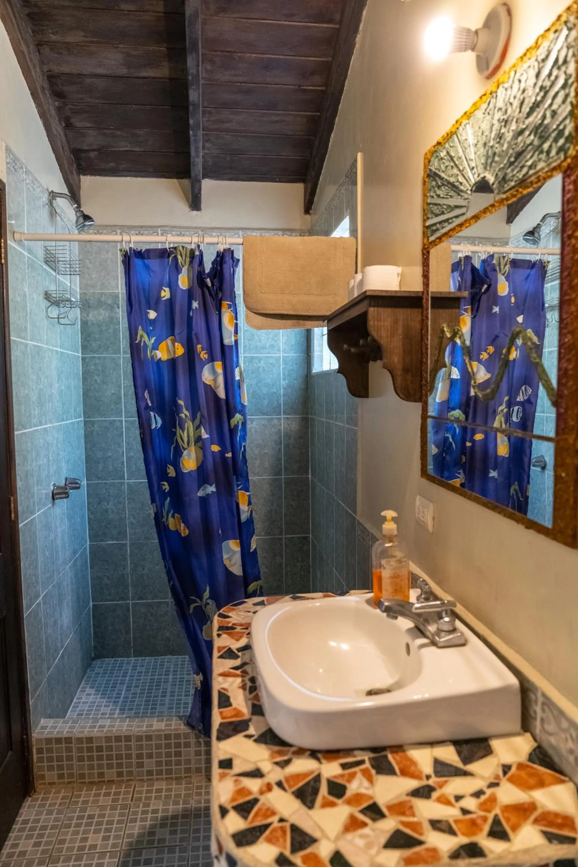 Shower in La Iguana Perdida