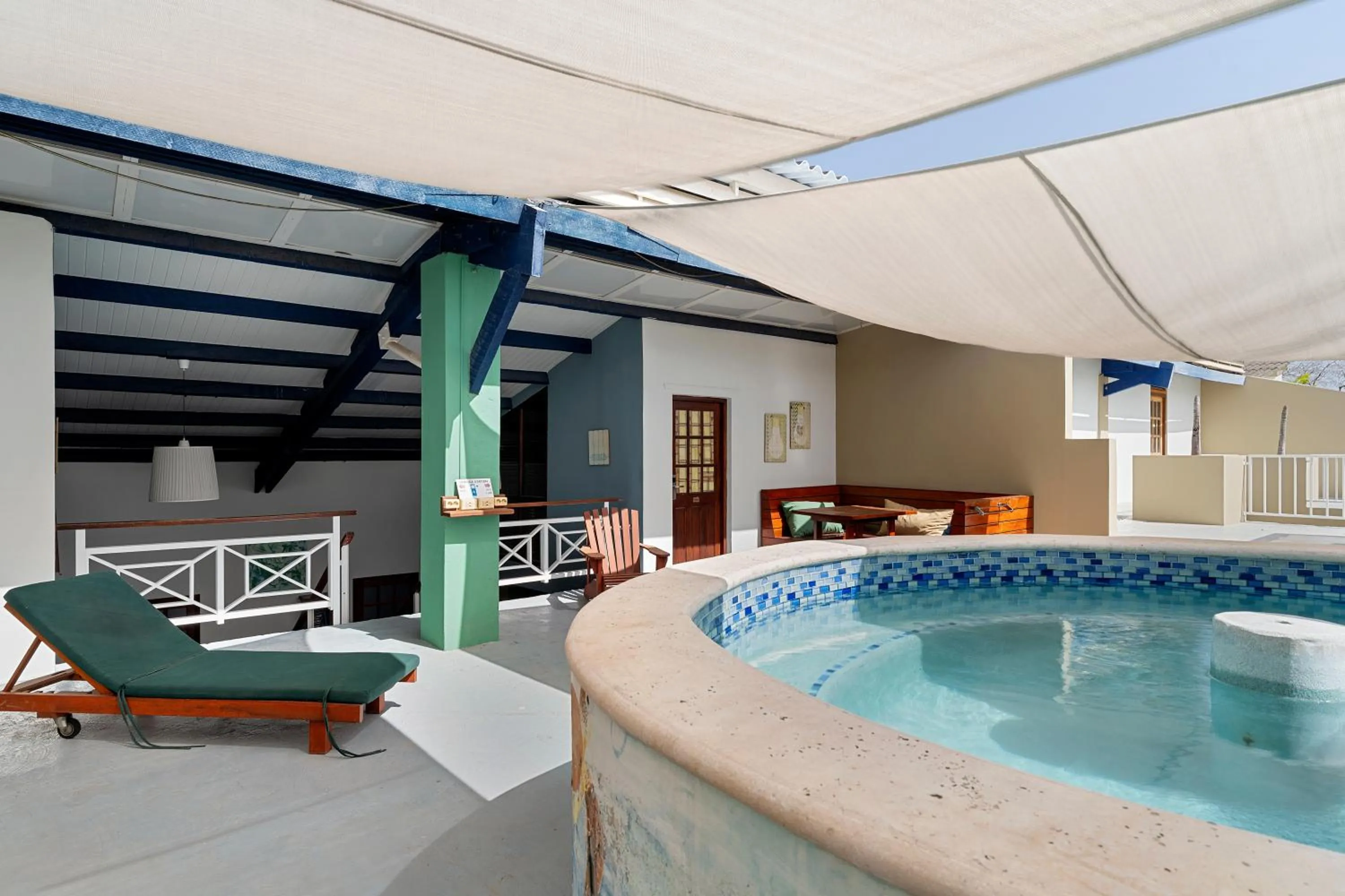 Property building in The Ritz Hostel