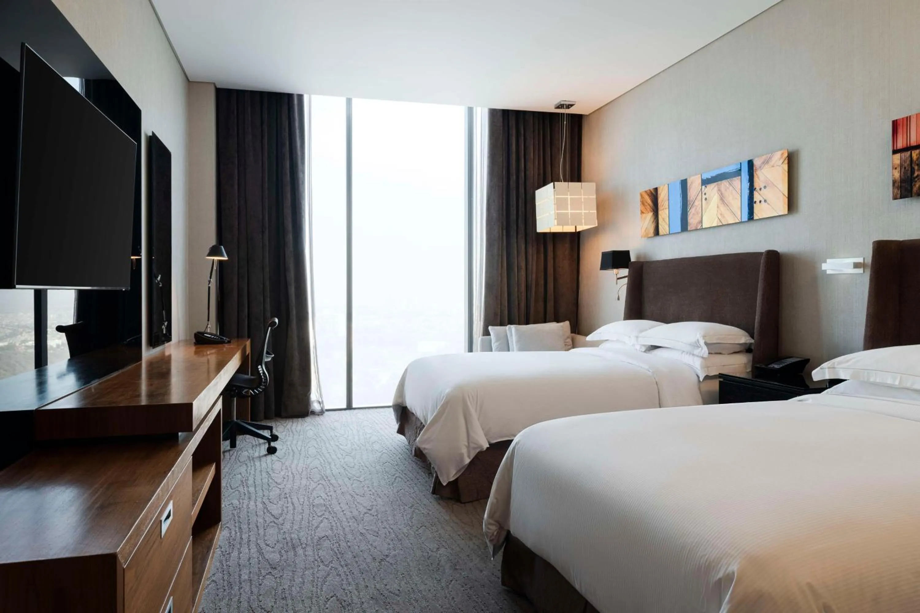 Bed in Hilton Mexico City Santa Fe