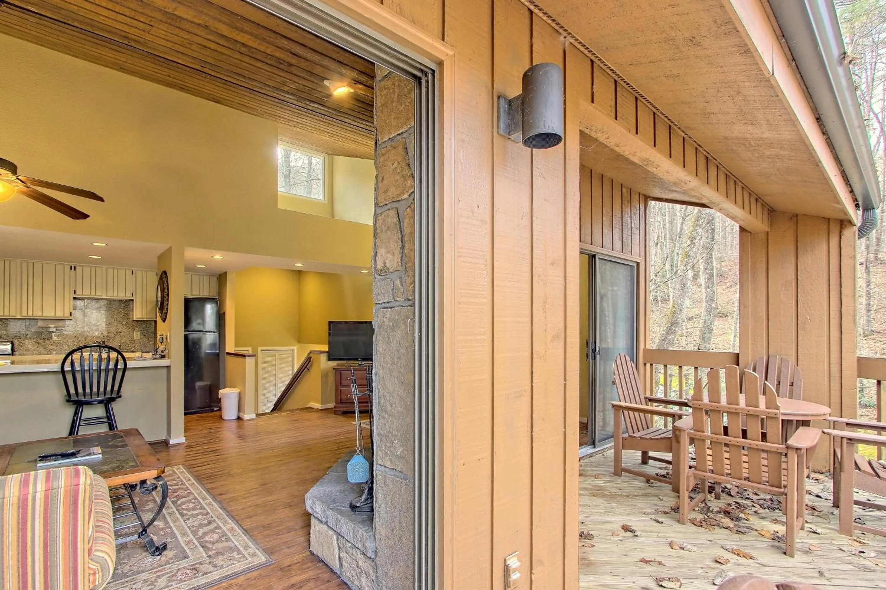 Patio in Foxhunt at Sapphire Valley