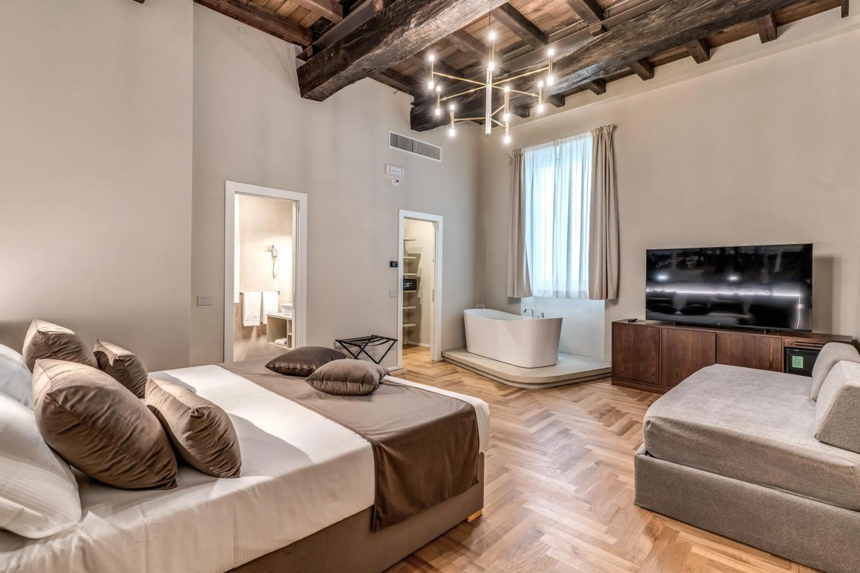 Bed in Albergo Abruzzi