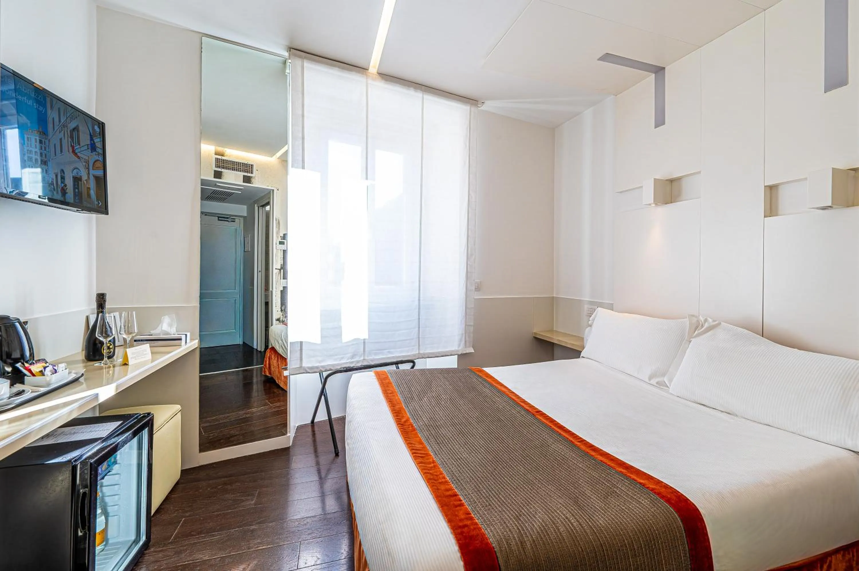 Bedroom, Bed in Albergo Abruzzi