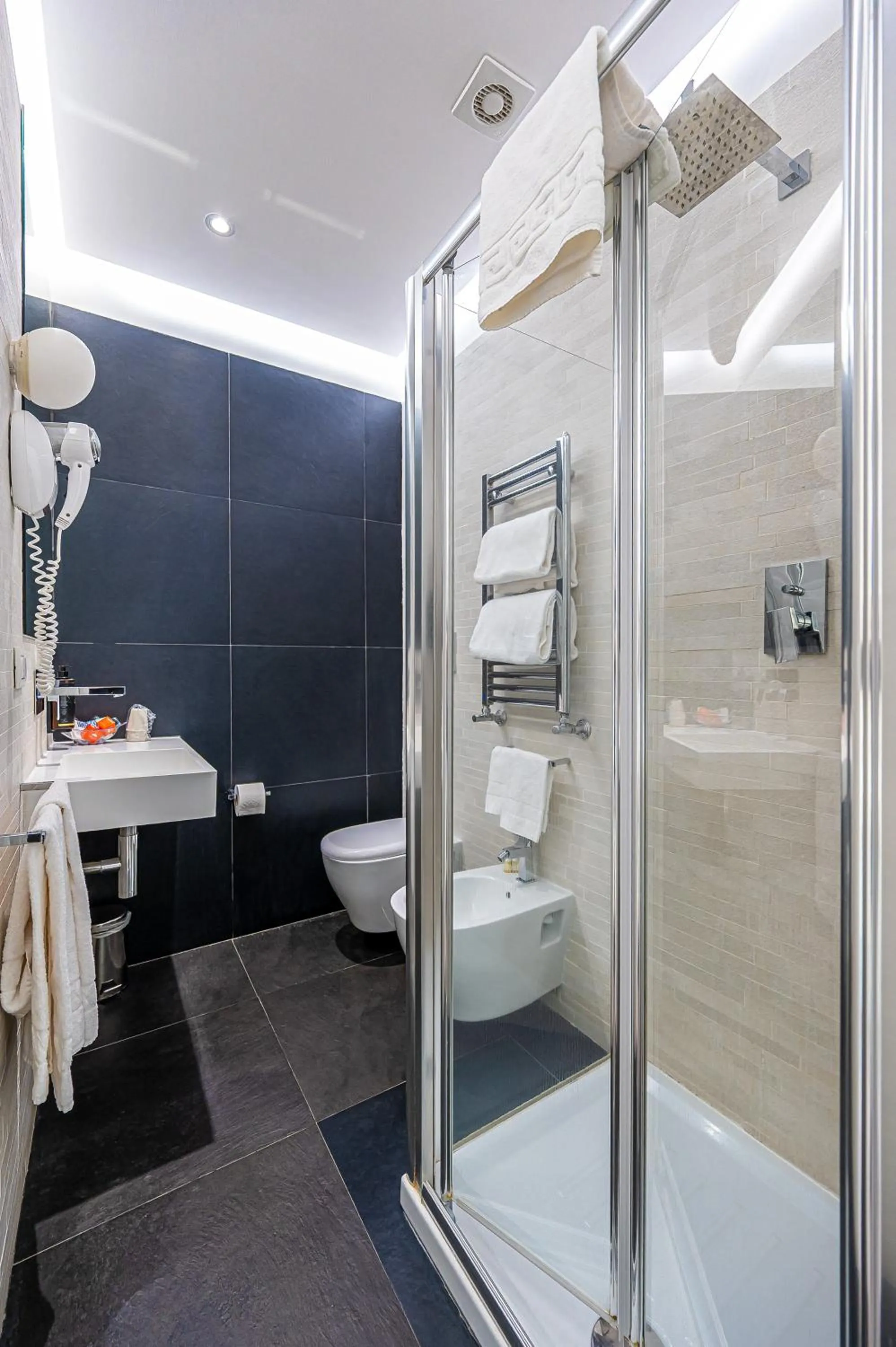 Shower in Albergo Abruzzi