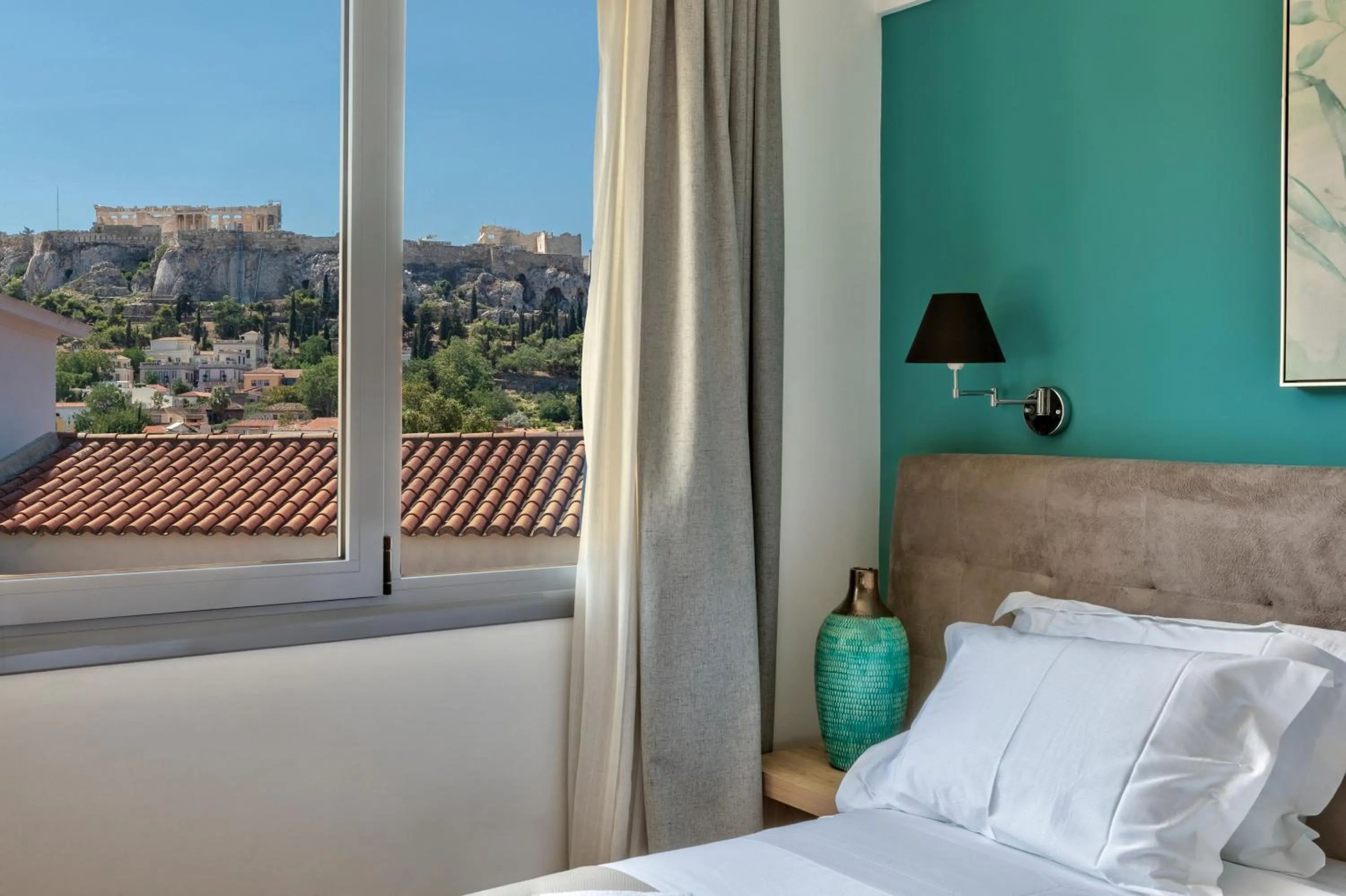 View (from property/room), Bed in Acropolis City Life BH