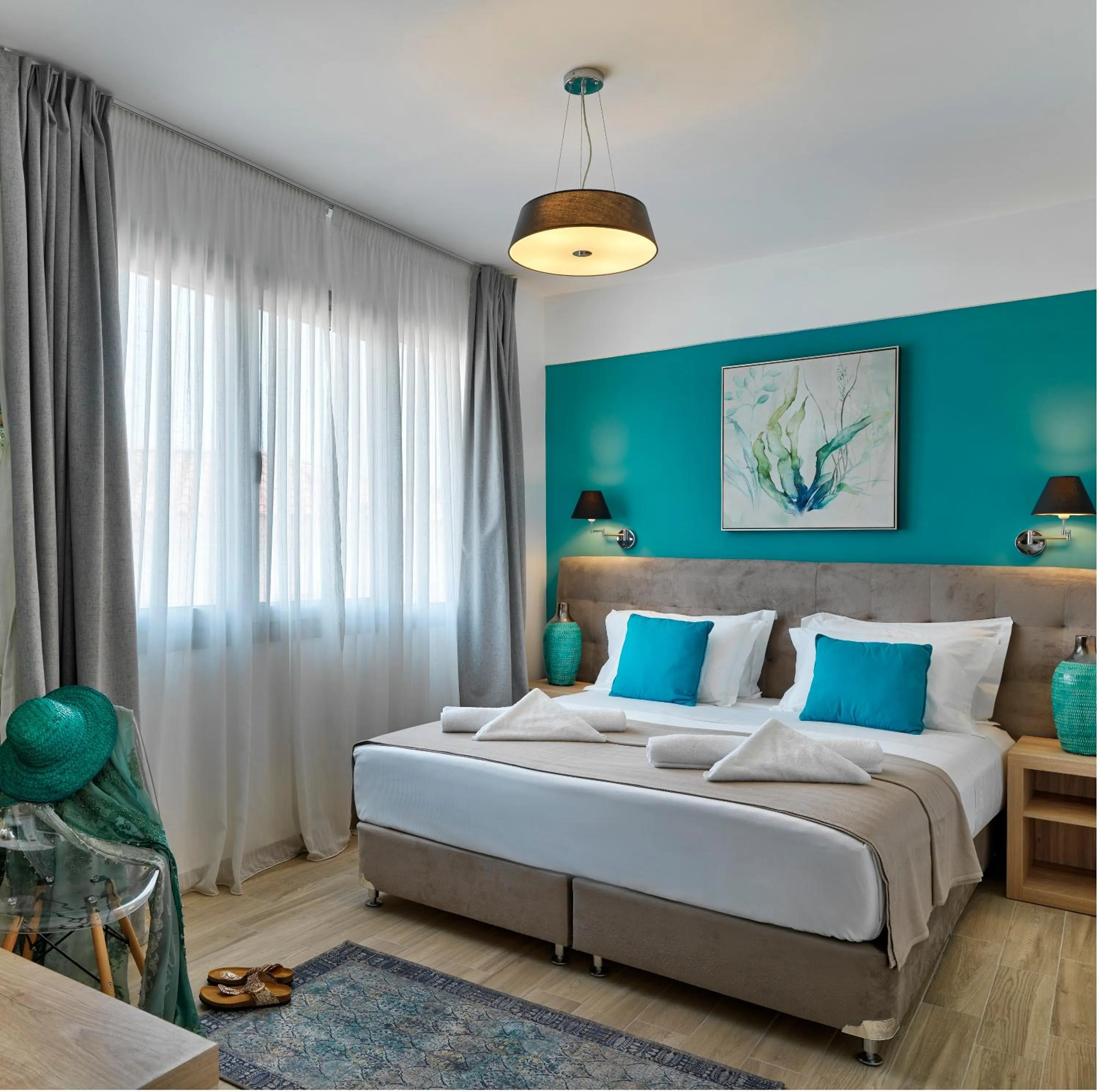 Photo of the whole room, Bed in Acropolis City Life BH