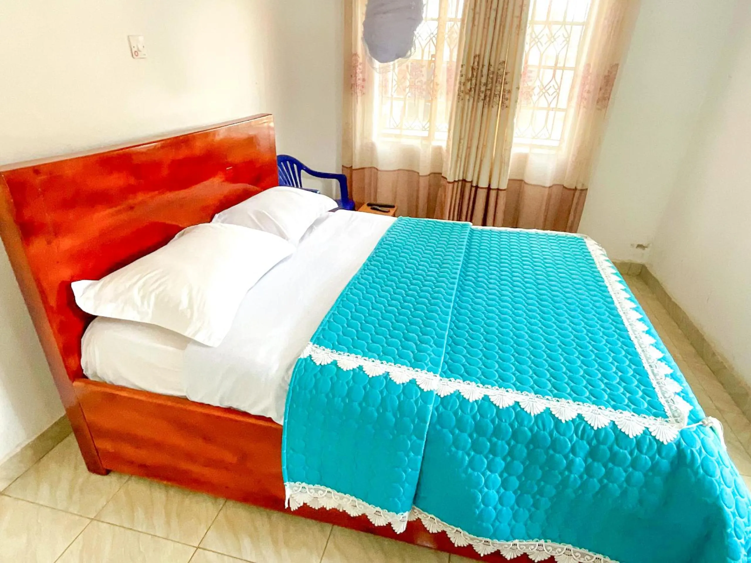 Bed in Agape House Kisoro