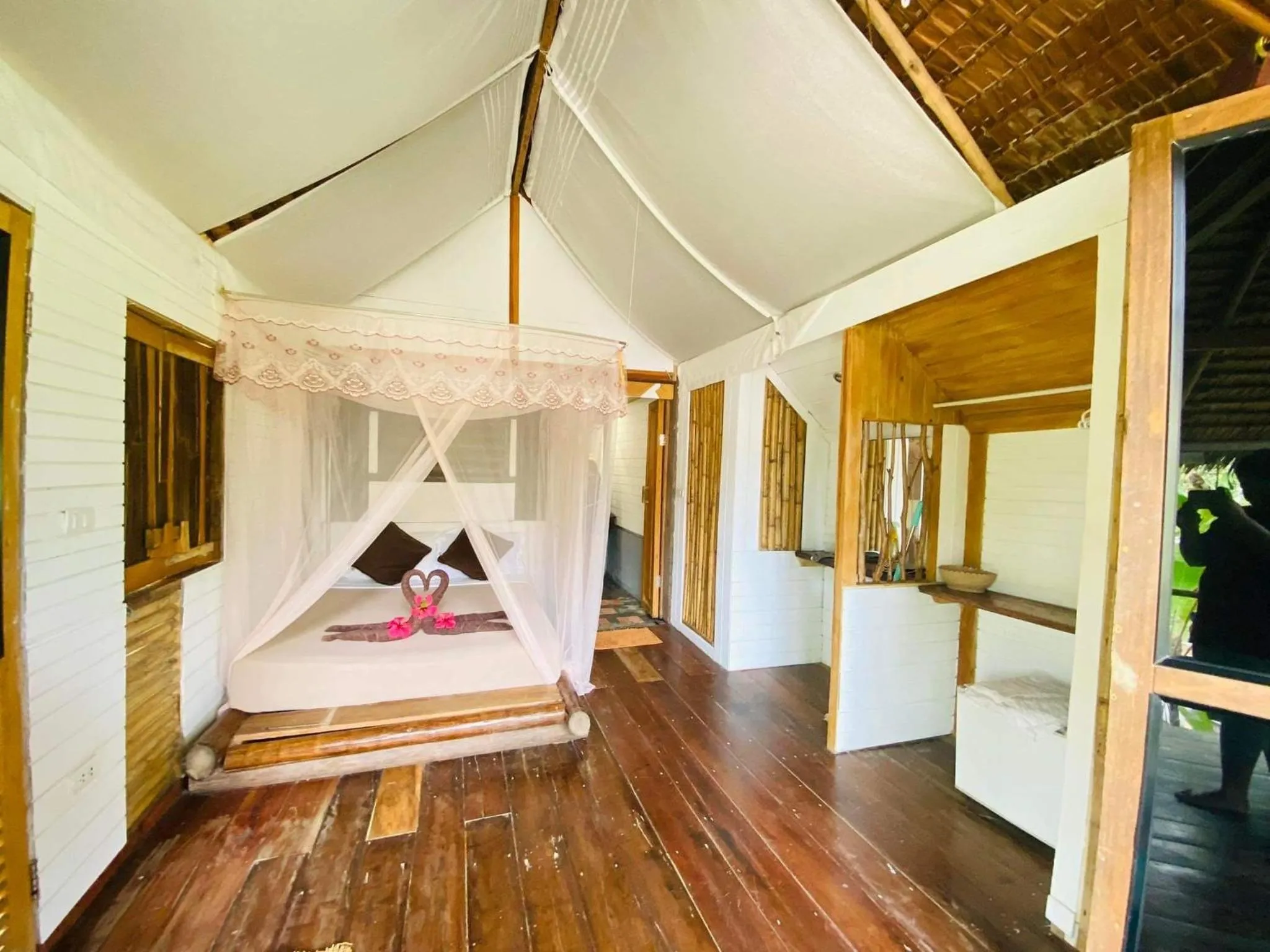 Bed in Koh Mook Mountain view