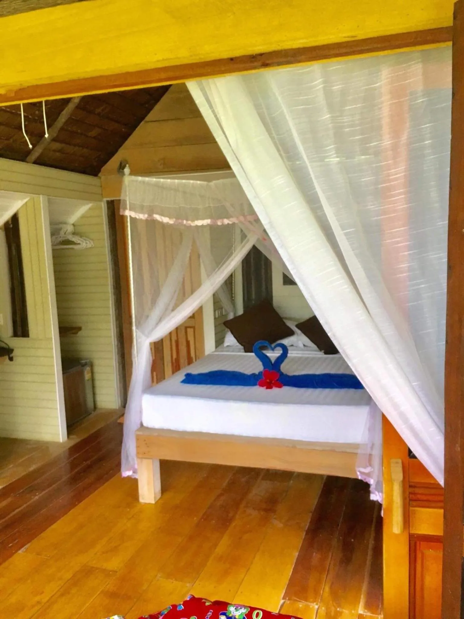 Bed in Koh Mook Mountain view