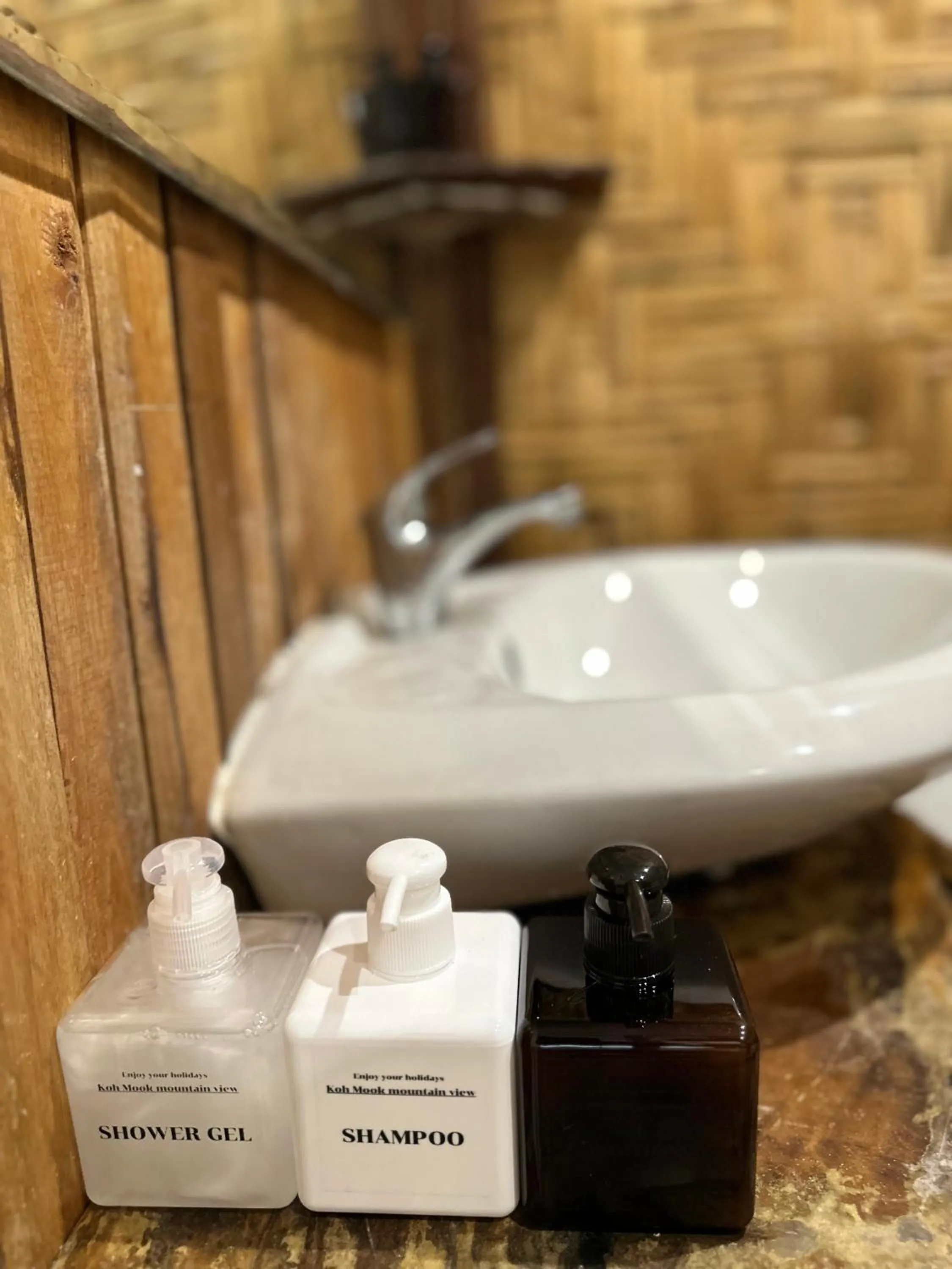 Bathroom in Koh Mook Mountain view