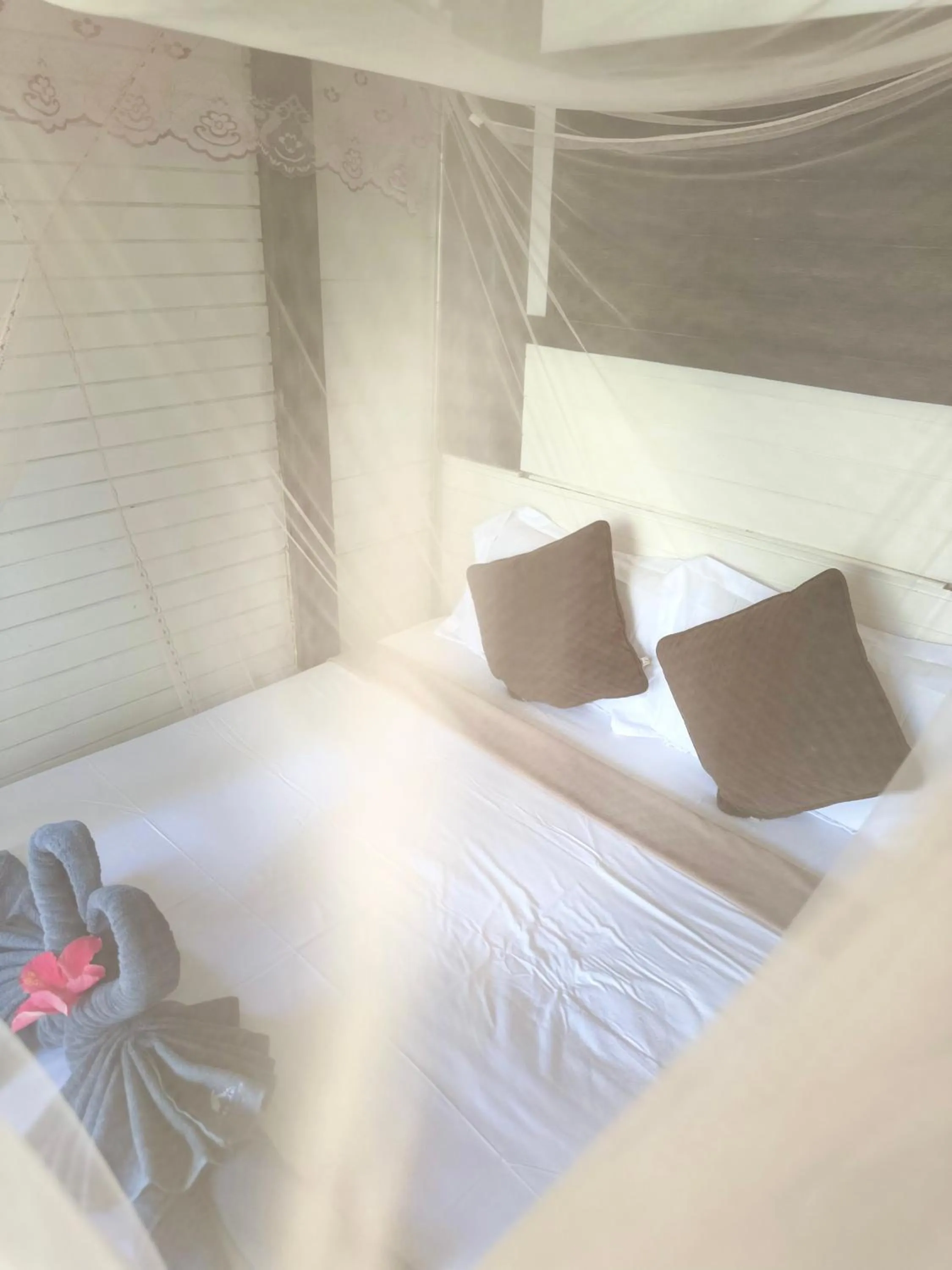 Bed in Koh Mook Mountain view