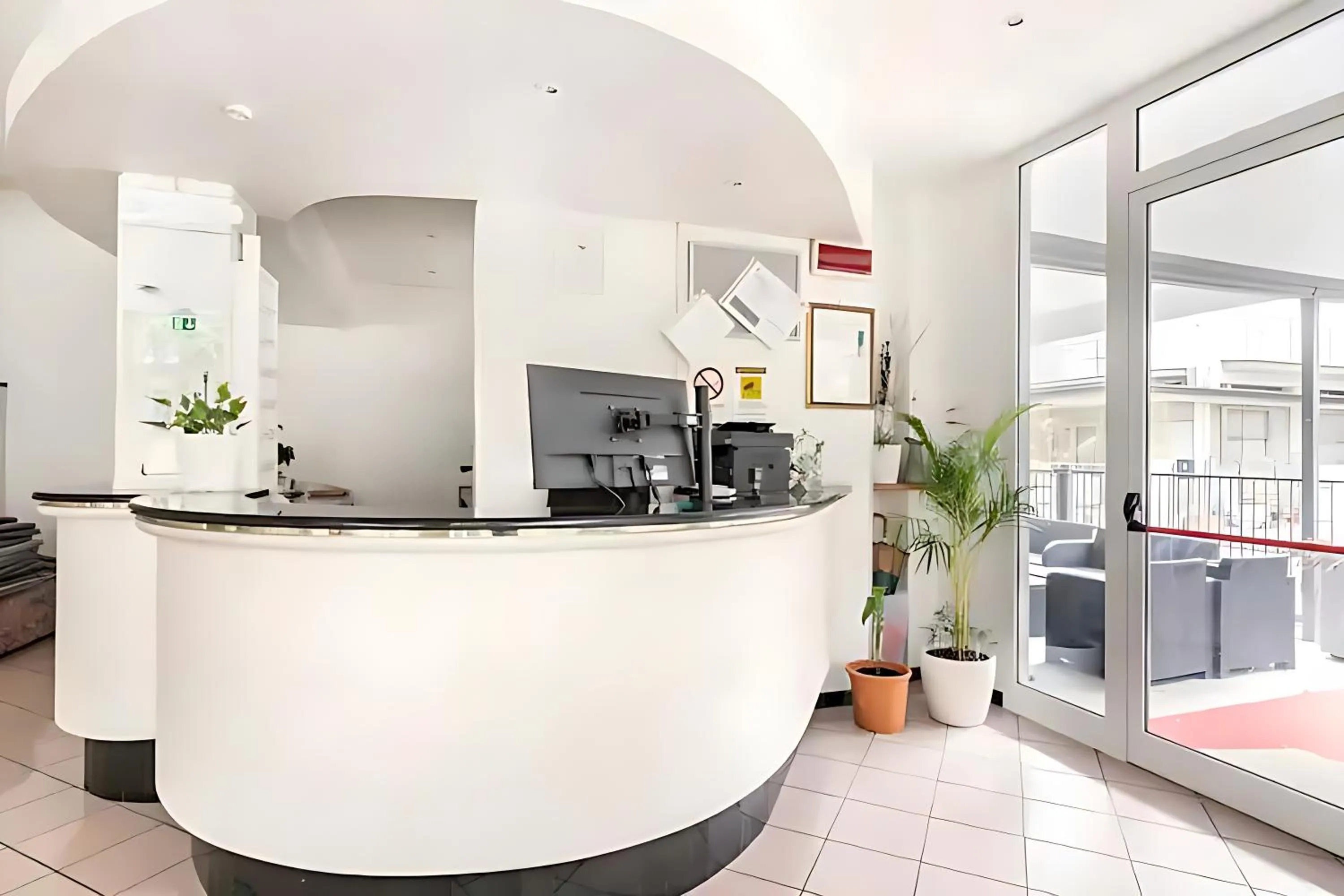 Lobby or reception in Hotel Villa Argia Rimini Marina Centro