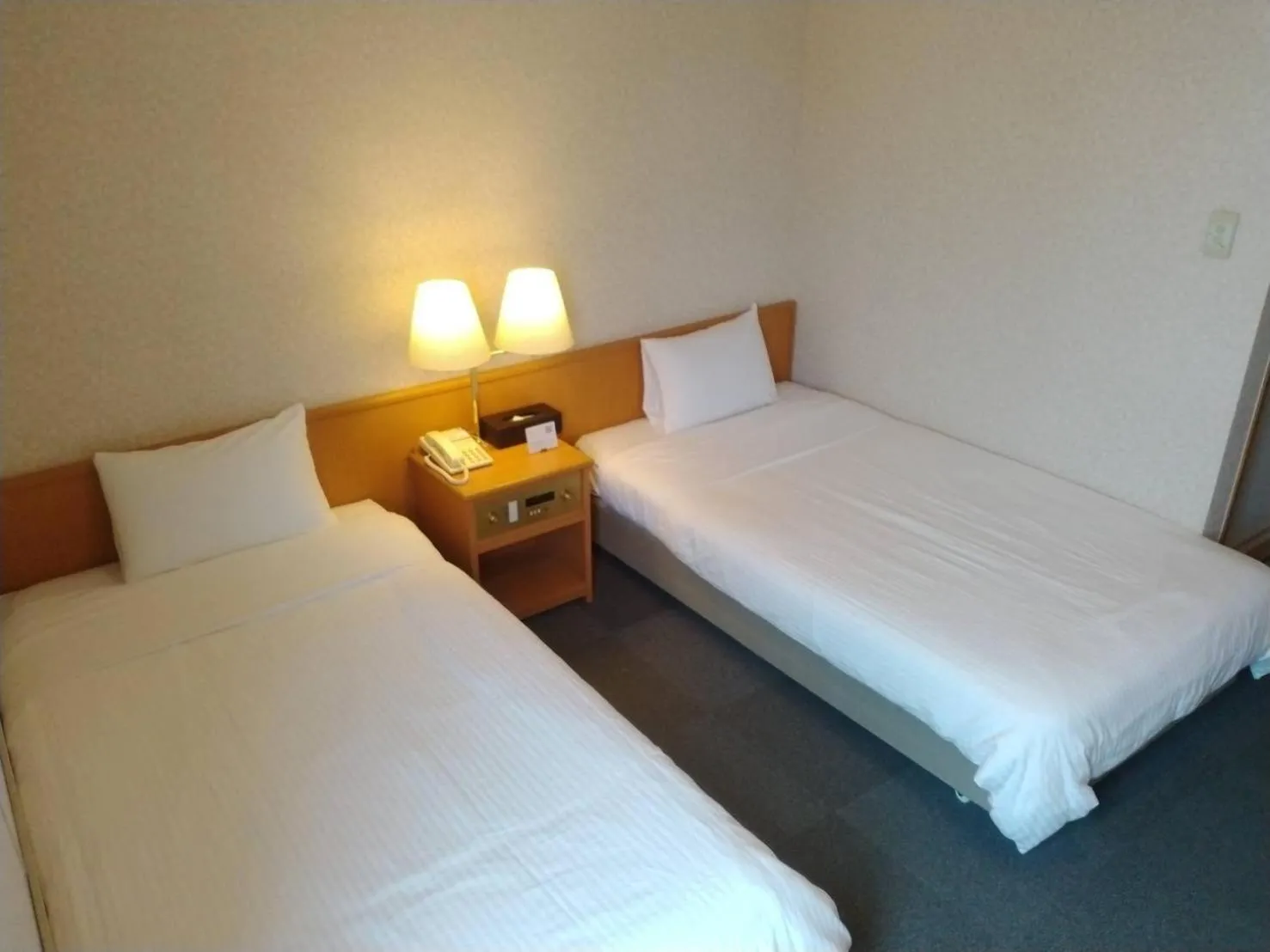 Bed in Kitami Daiichi Hotel