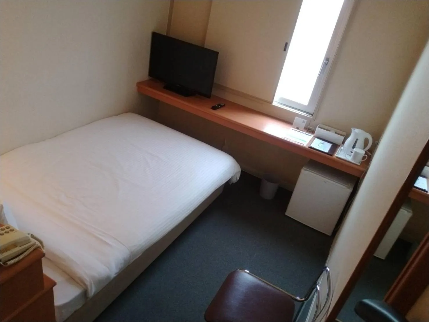 Bed in Kitami Daiichi Hotel
