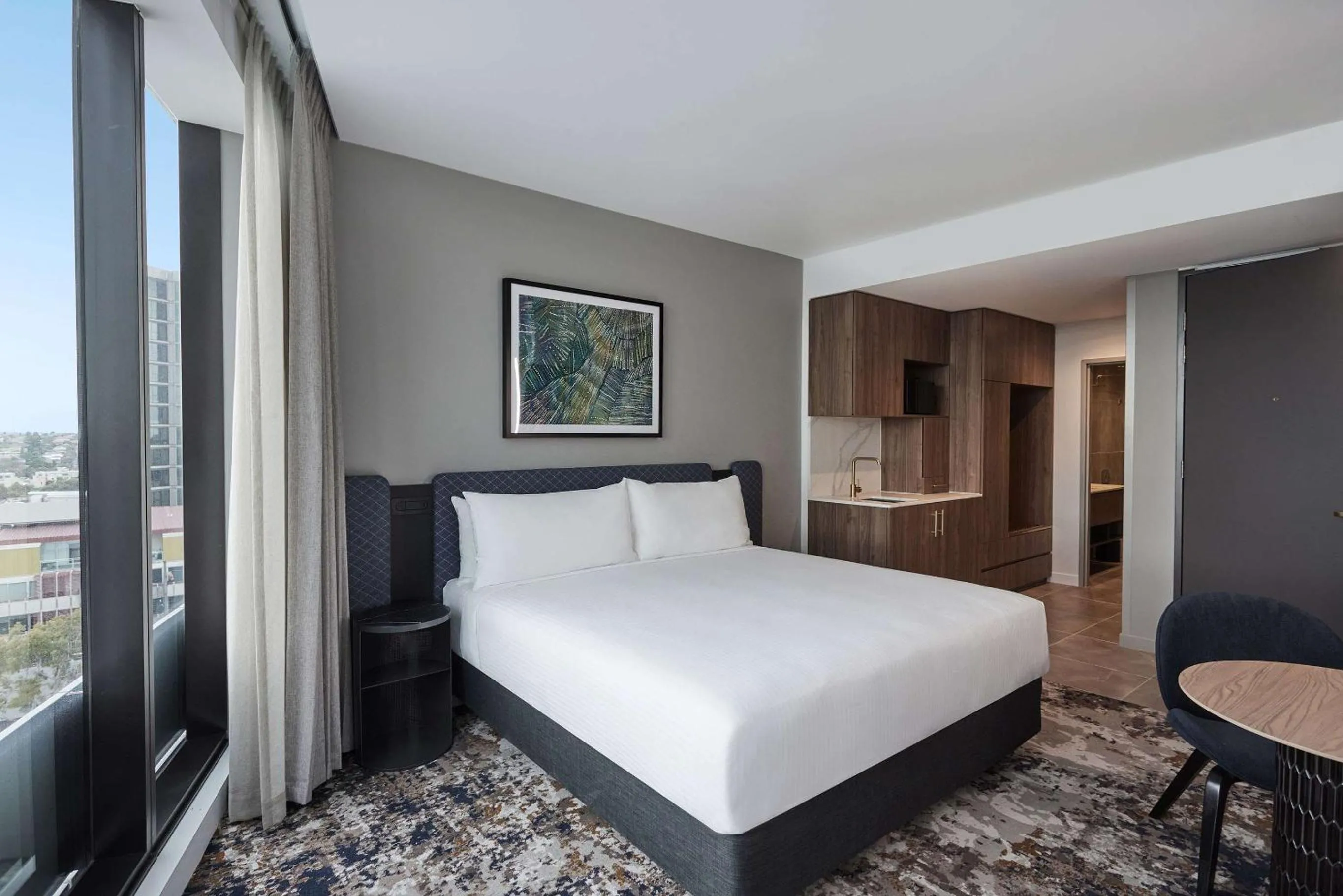 Bedroom, Bed in Adina Apartment Hotel Melbourne, Pentridge