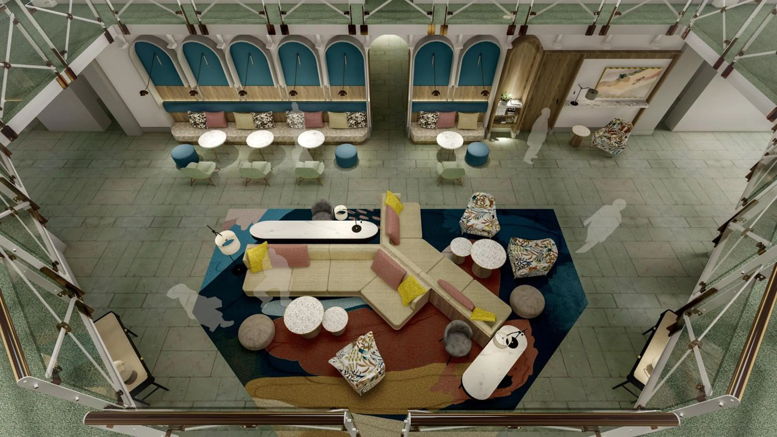 Lobby or reception in Adina Apartment Hotel Melbourne, Pentridge