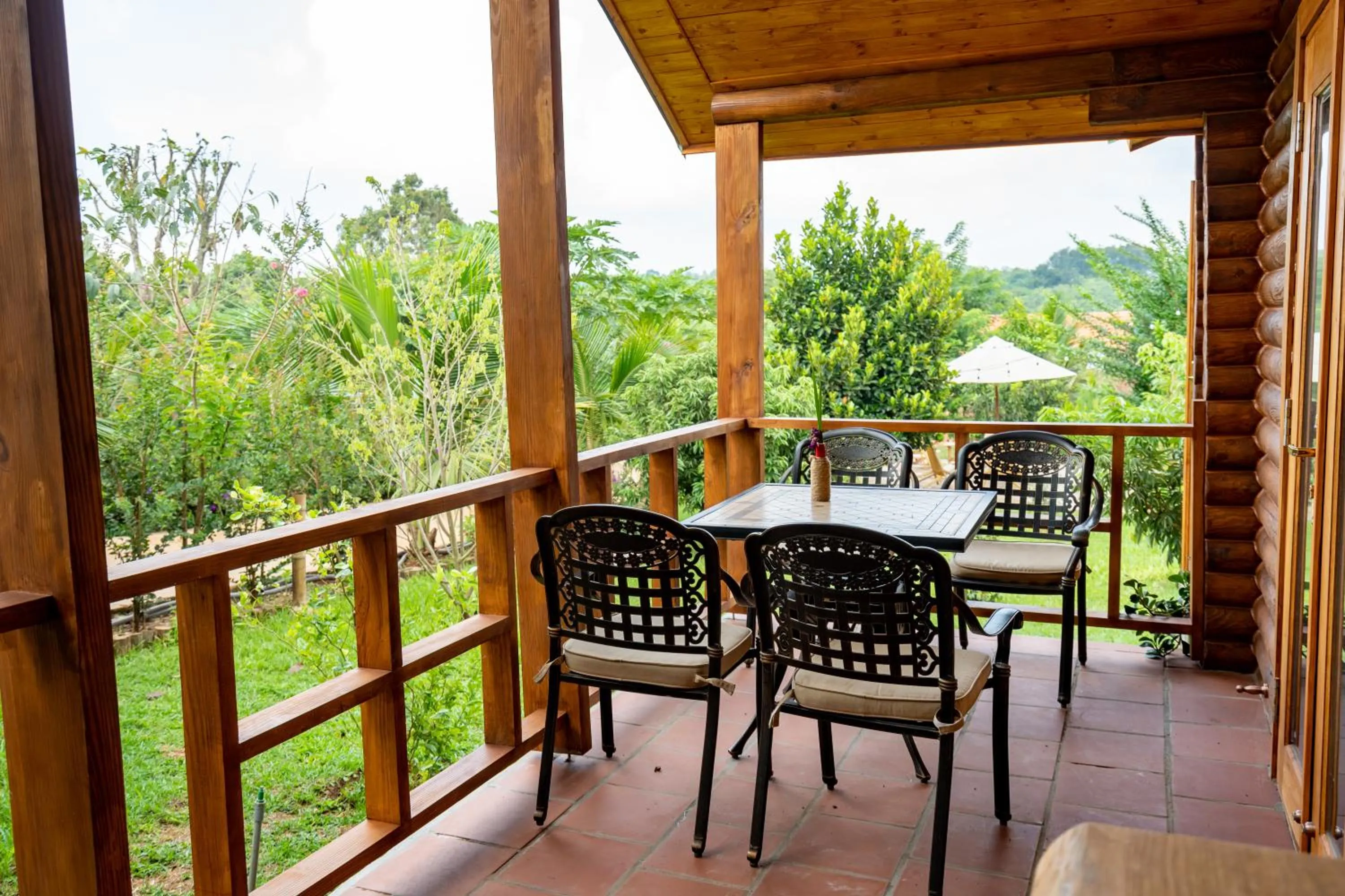 Balcony/Terrace in Mộc An Nhiên Farmstay