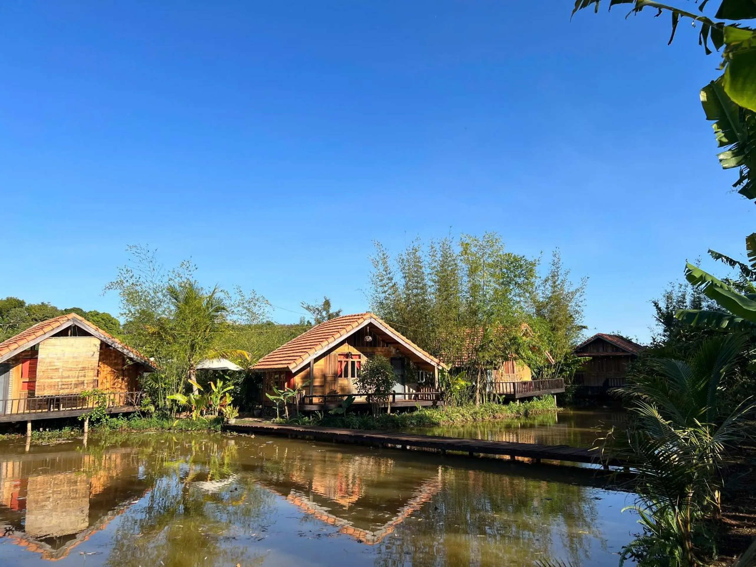Lake view in Mộc An Nhiên Farmstay