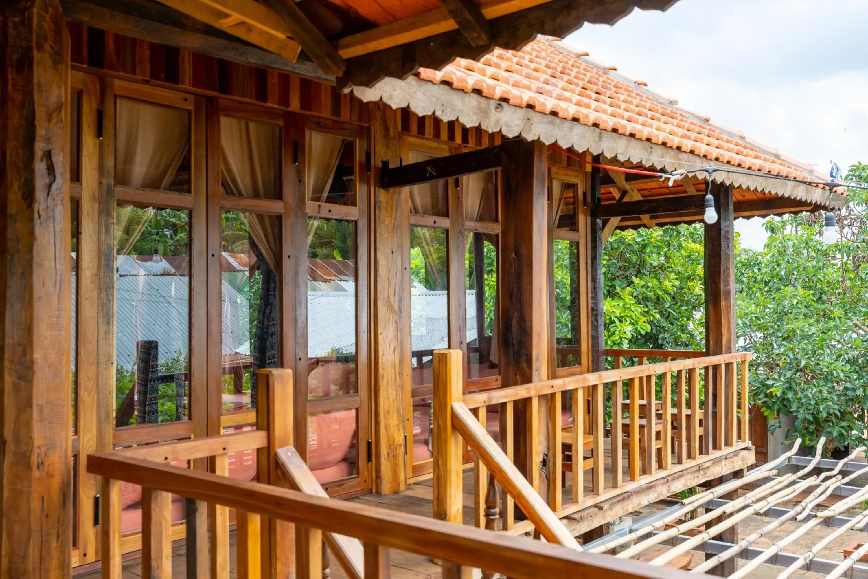 Balcony/Terrace in Mộc An Nhiên Farmstay