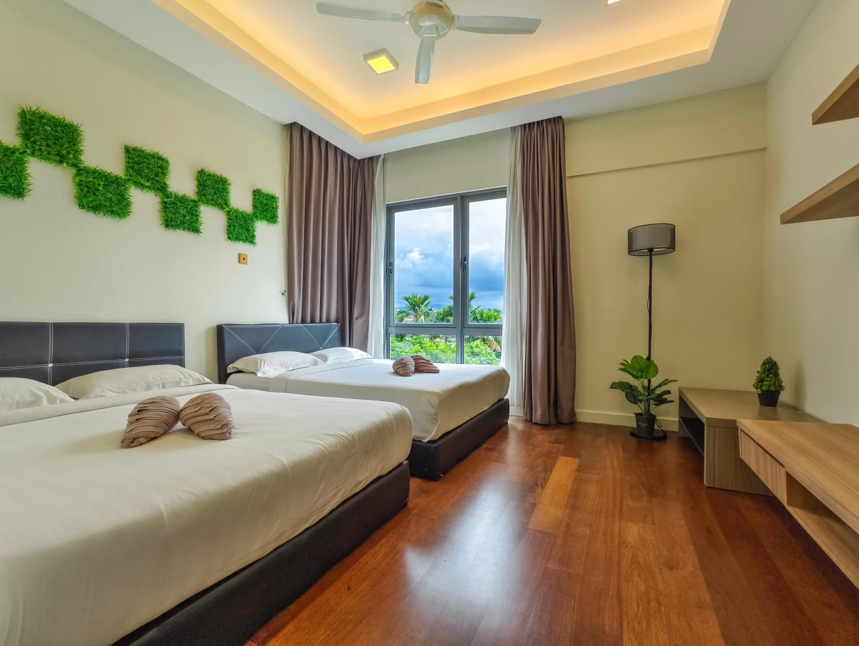 Bed in AJ Suites @ Loft Imago KK