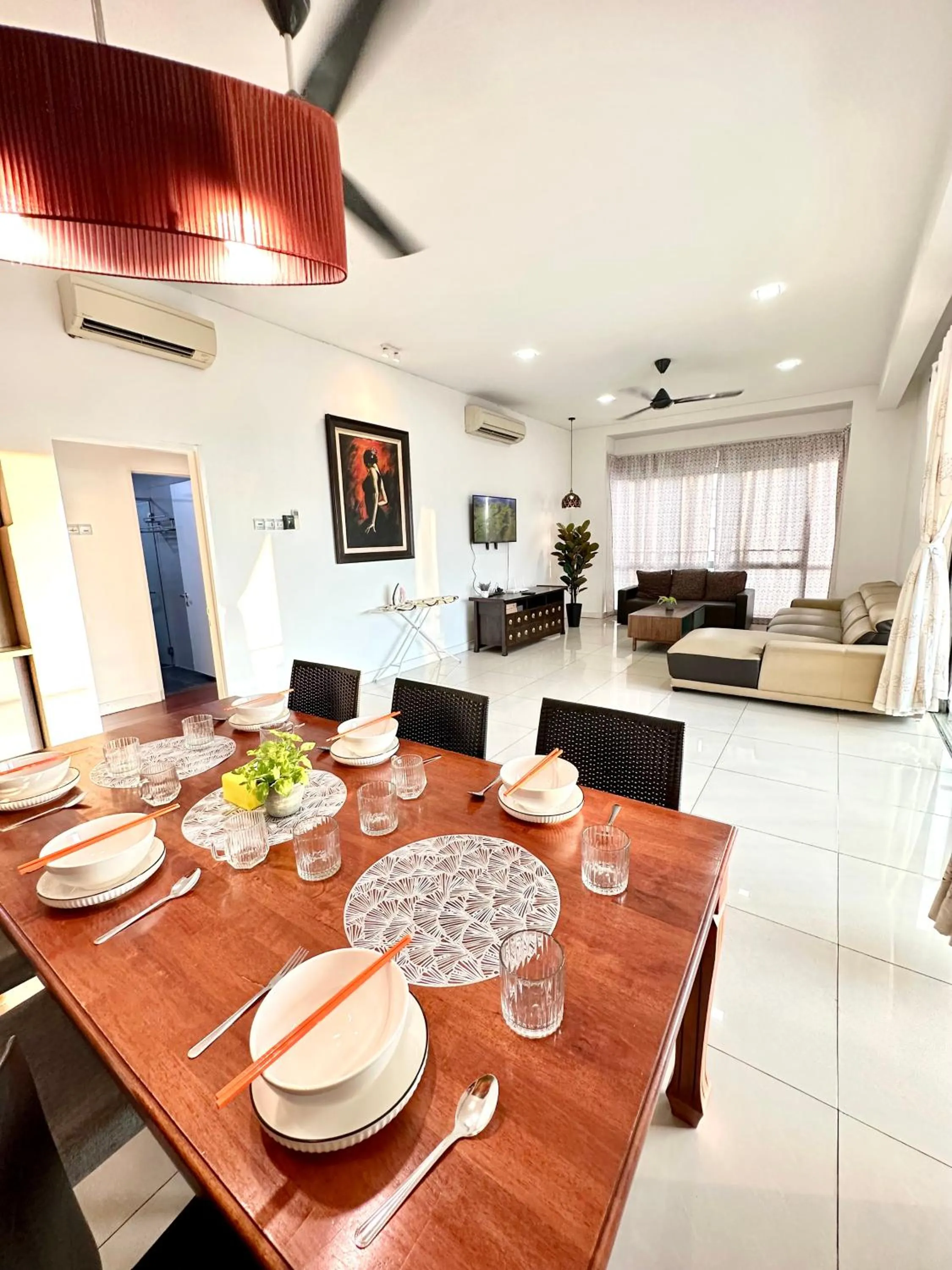 Dining area in AJ Suites @ Loft Imago KK