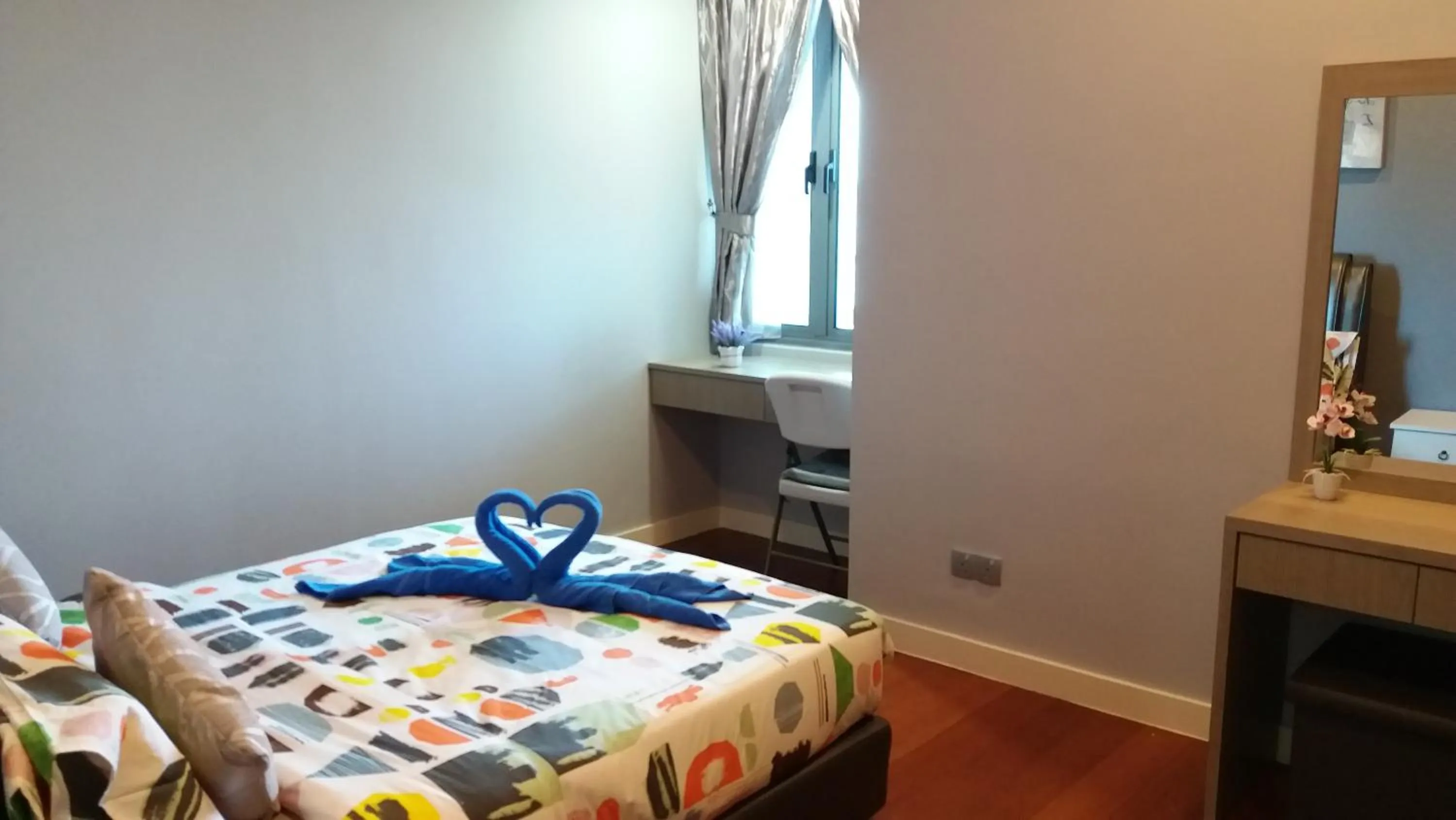 Bedroom, Bed in AJ Suites @ Loft Imago KK