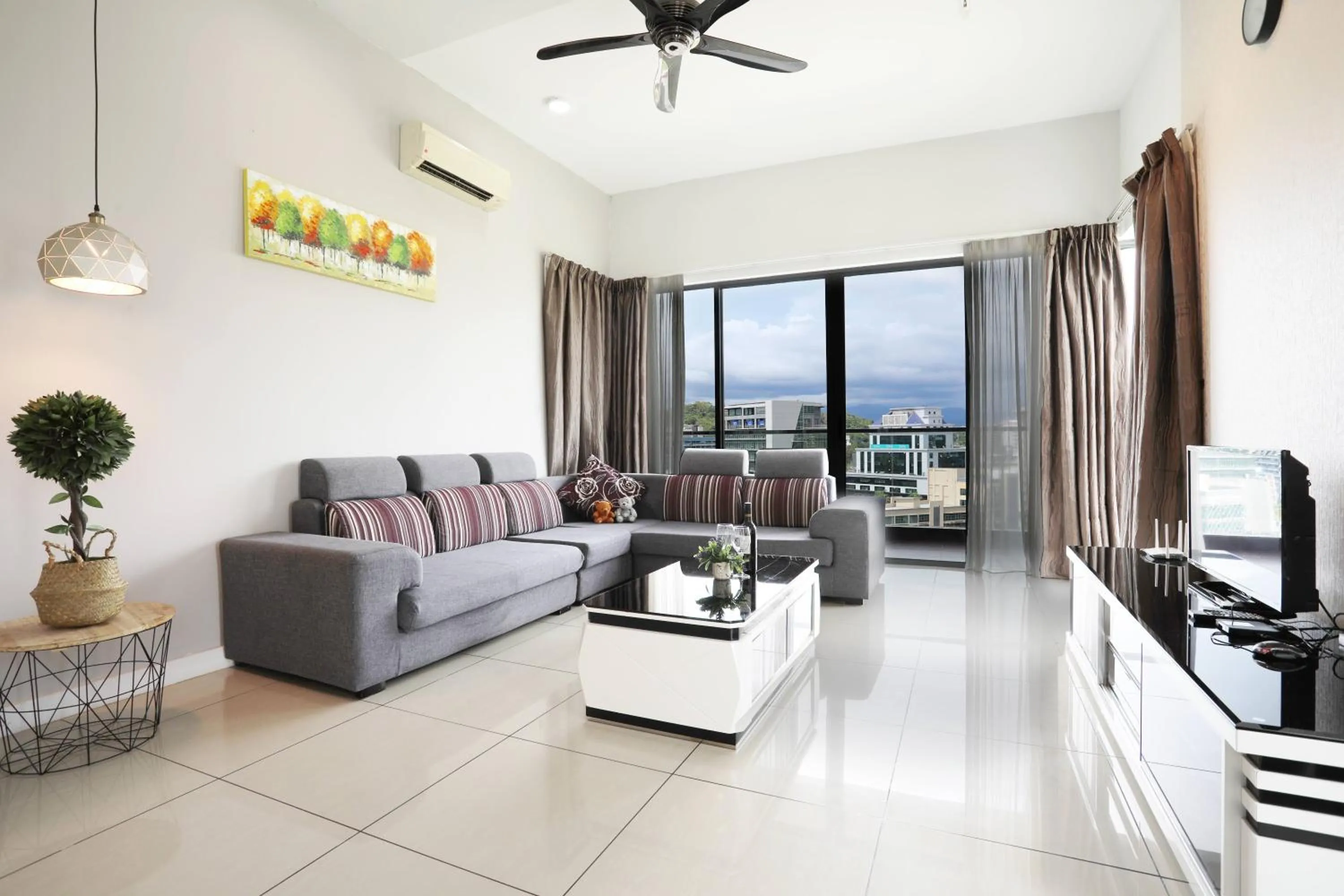 Living room in AJ Suites @ Loft Imago KK