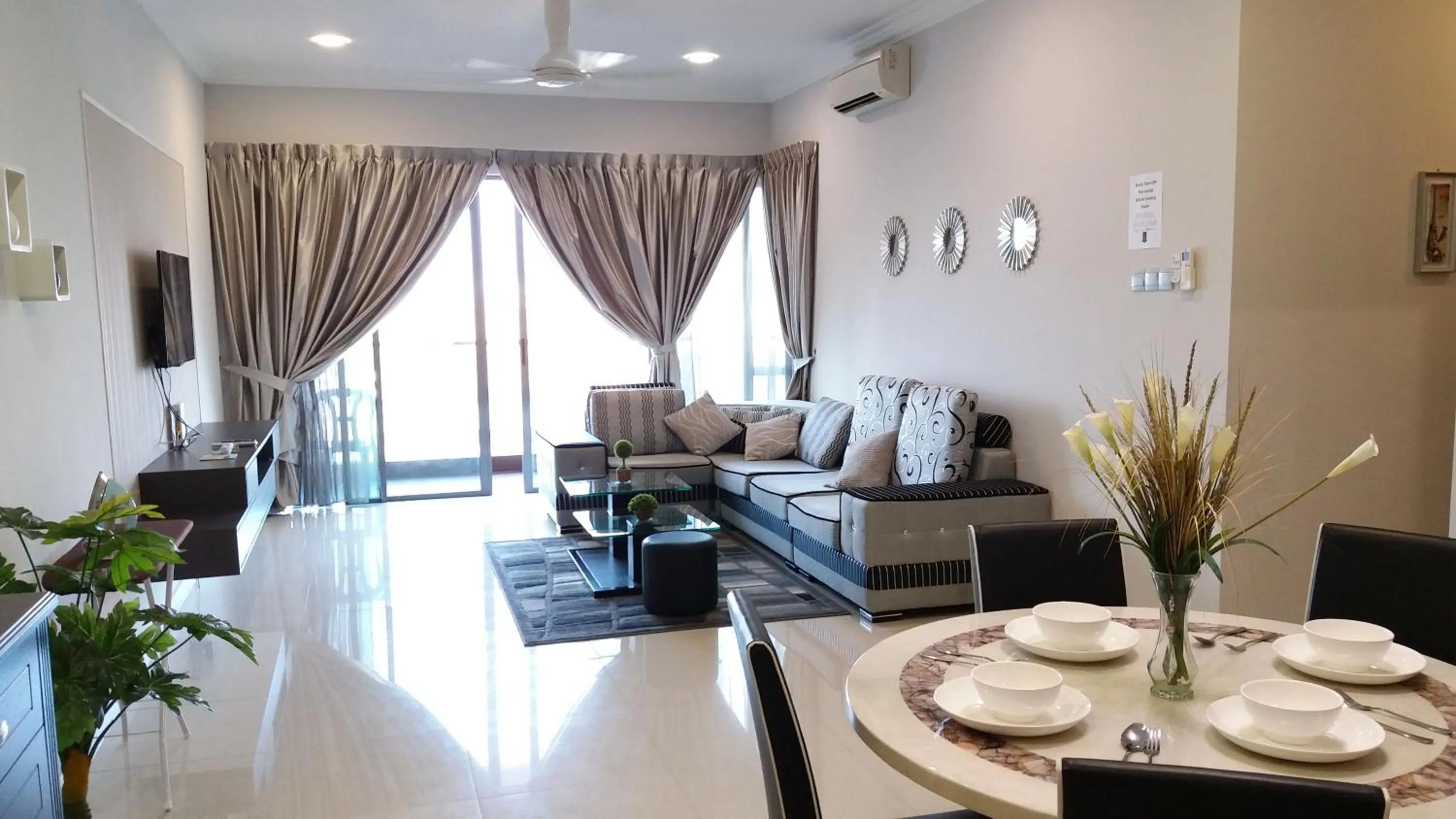 Living room in AJ Suites @ Loft Imago KK