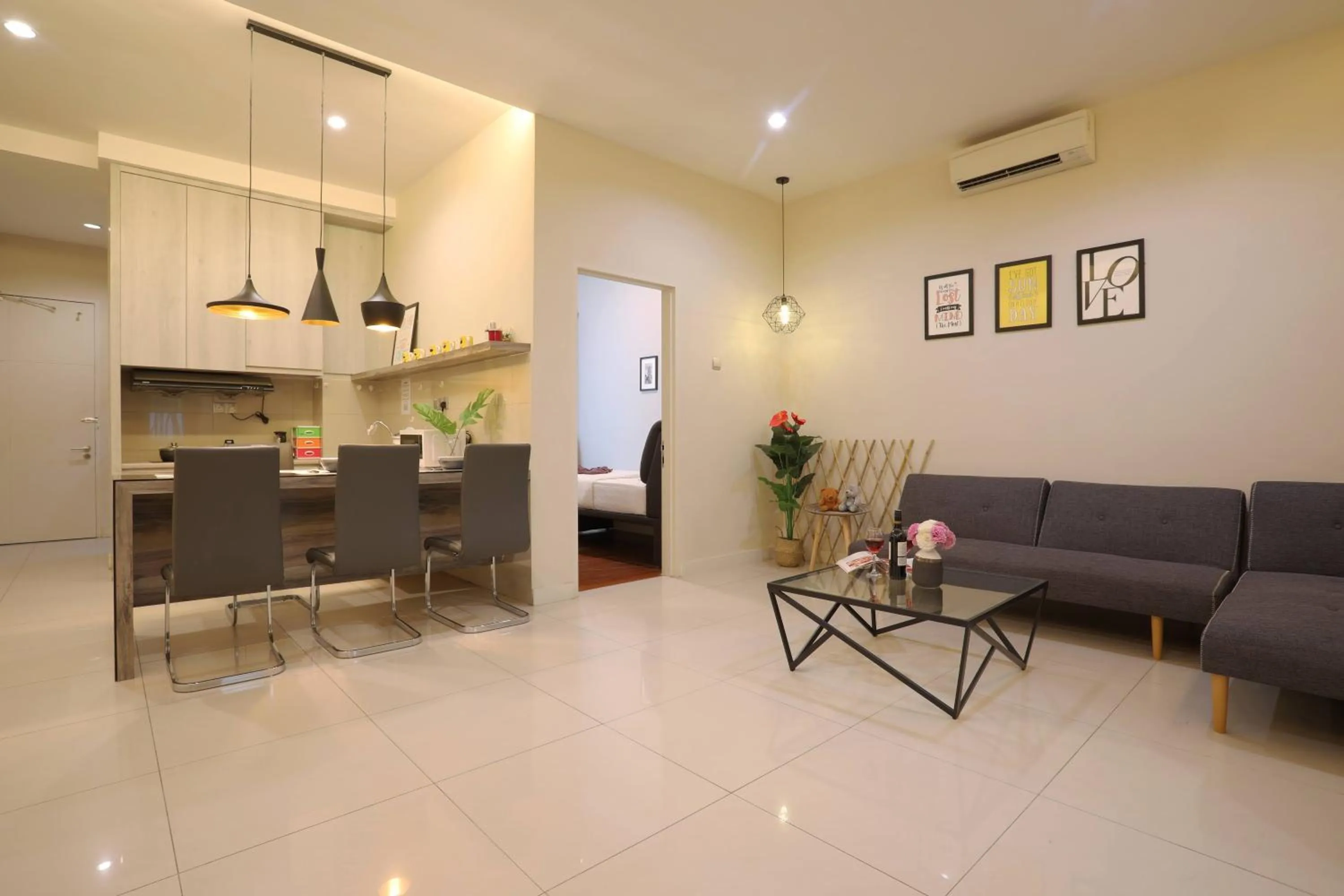 Living room in AJ Suites @ Loft Imago KK