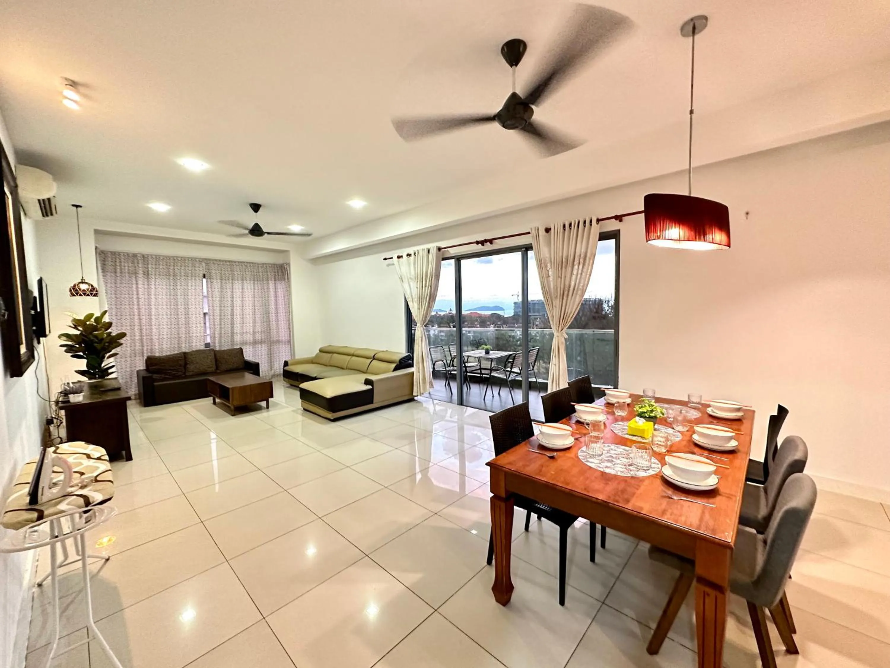 Living room in AJ Suites @ Loft Imago KK