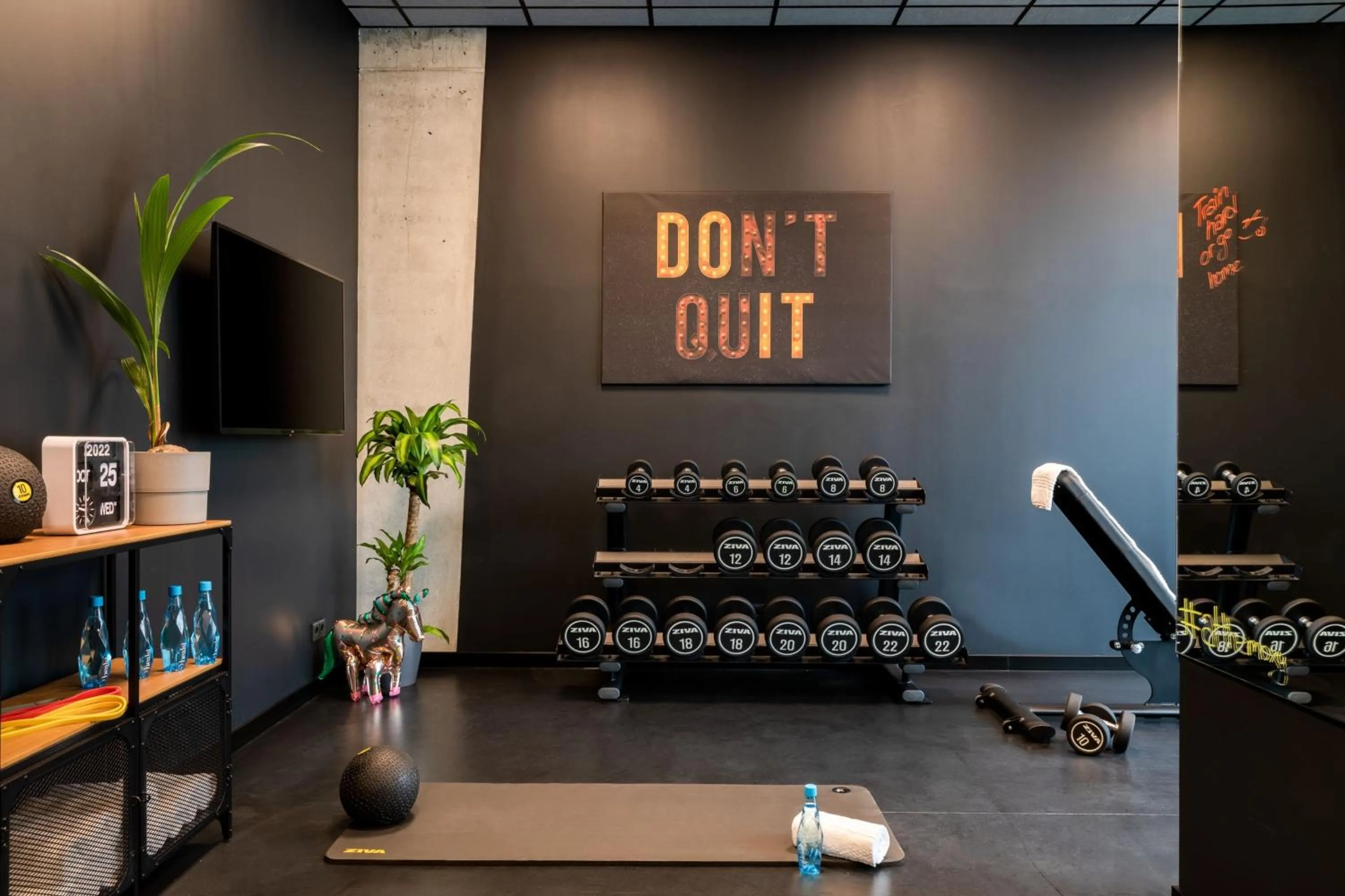 Fitness centre/facilities in Moxy Wuerzburg