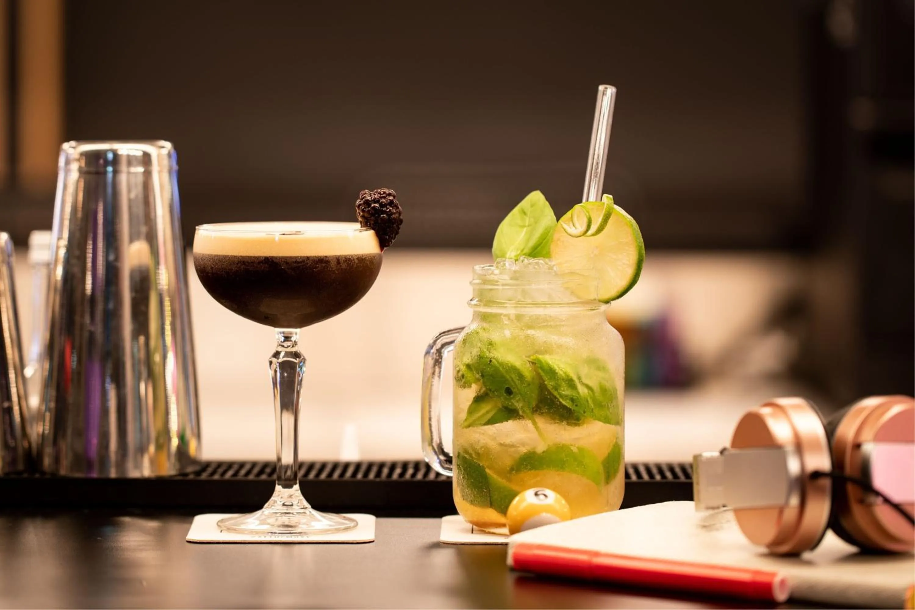 Lounge or bar in Moxy Wuerzburg