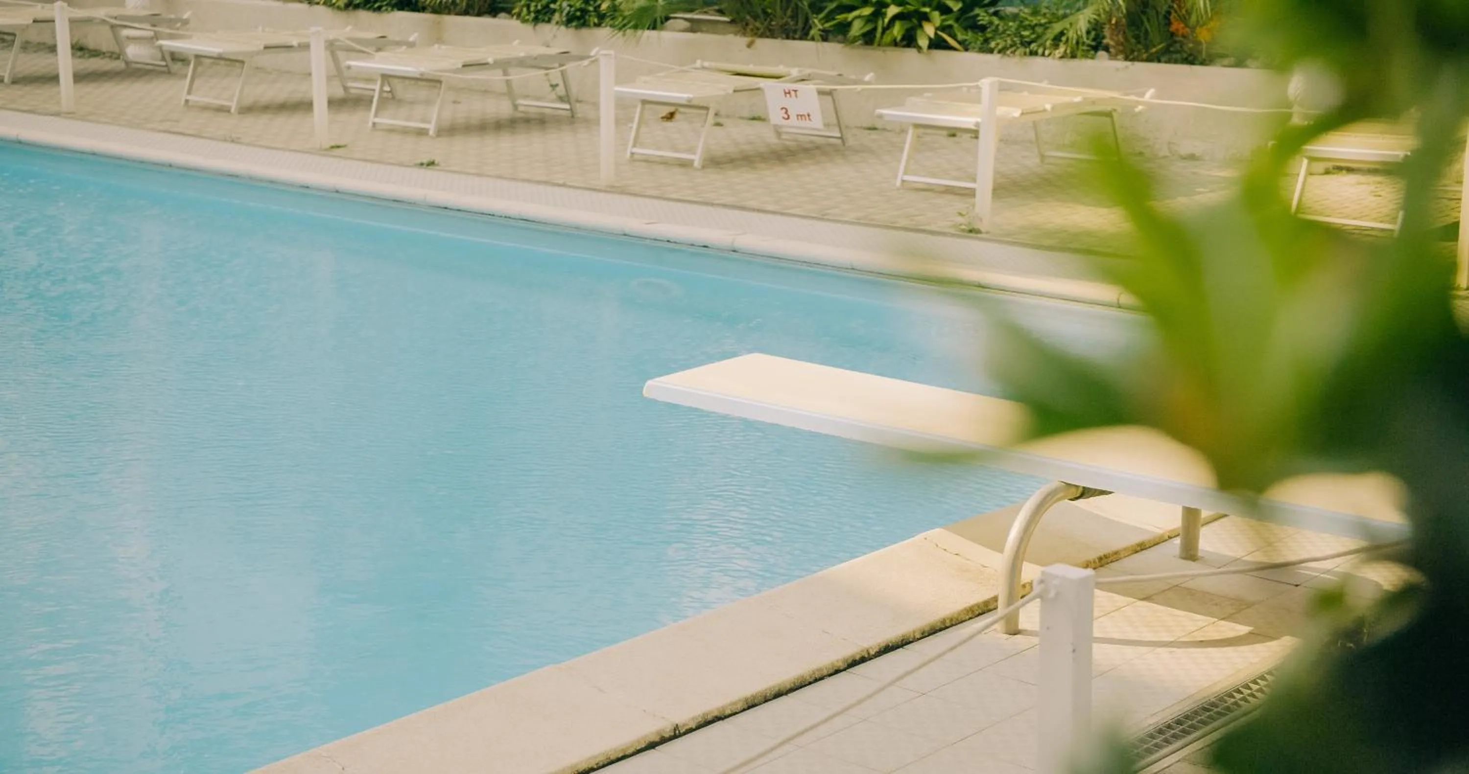 Pool view in Hotel Beverly