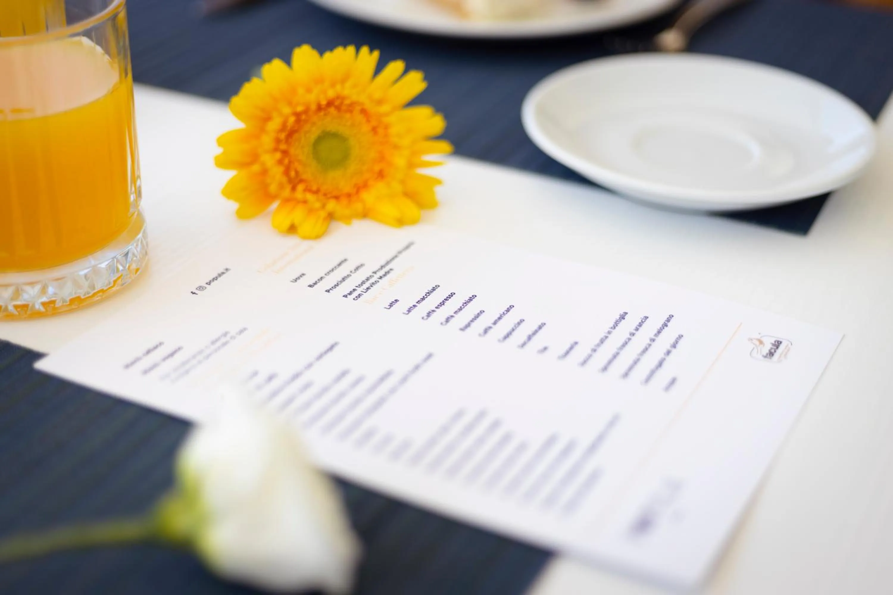 Food and drinks in Popula Rooms & Mediterranean Bay